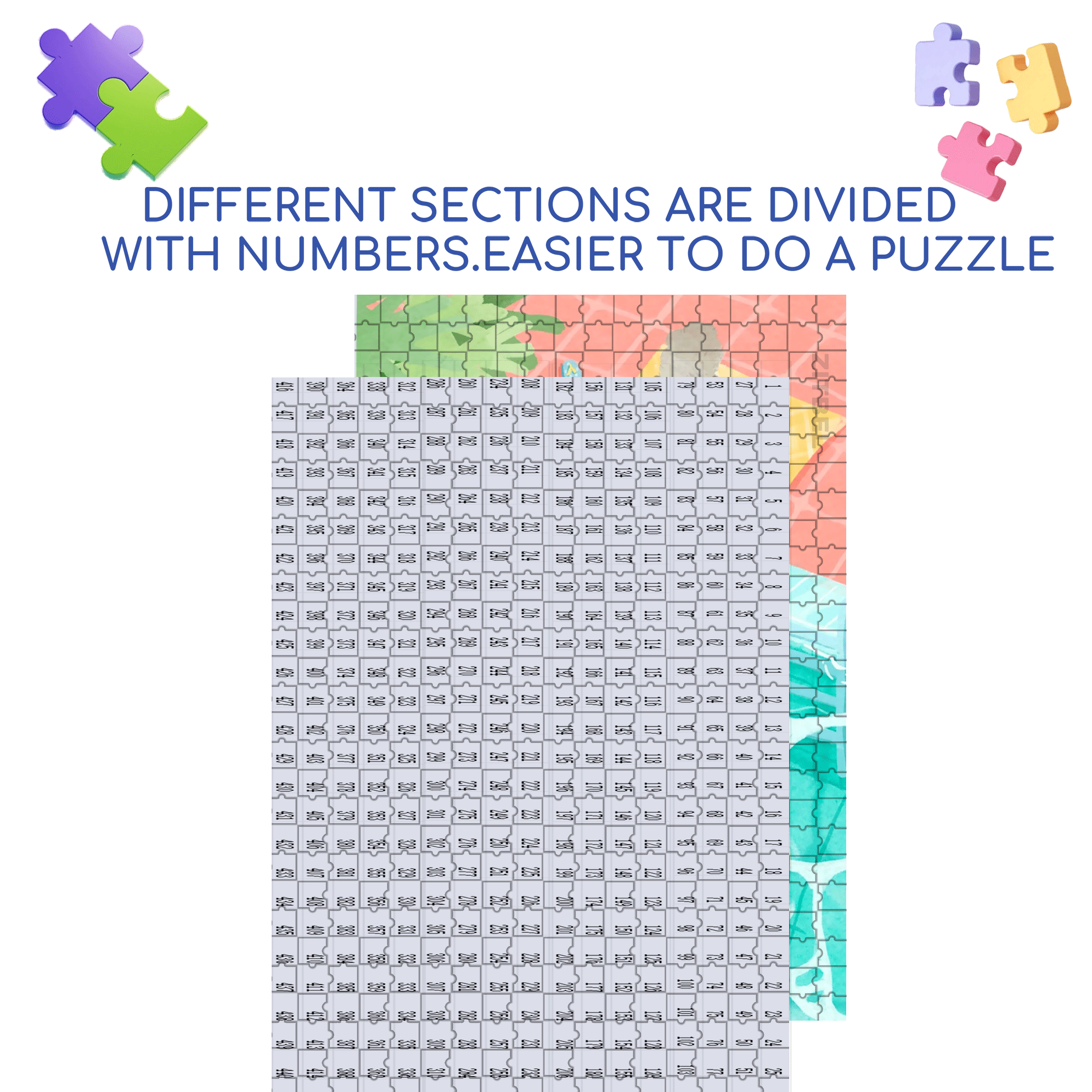 Wonderful Feeling 500pcs/1000pcs Jigsaw Puzzle, Scratch-Resistant, Interactive Family Game & Brain-Boosting DIY Decor, Perfect for Halloween, Christmas & New Year Gifts, Family Puzzle Game
