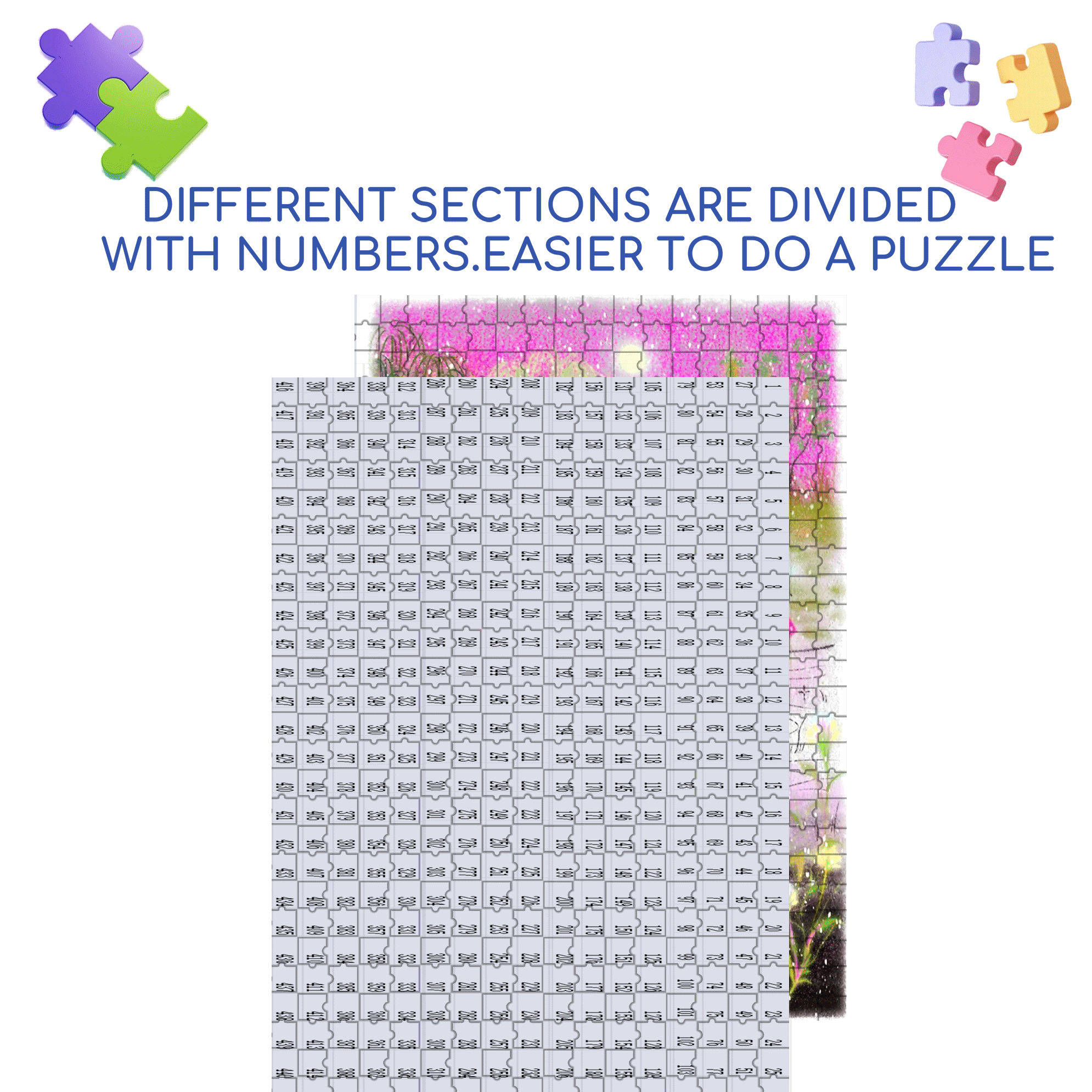 Youth 500pcs/1000pcs Jigsaw Puzzle, Scratch-Resistant, Interactive Family Game & Brain-Boosting DIY Decor, Perfect for Halloween, Christmas & New Year Gifts, Family Puzzle Game