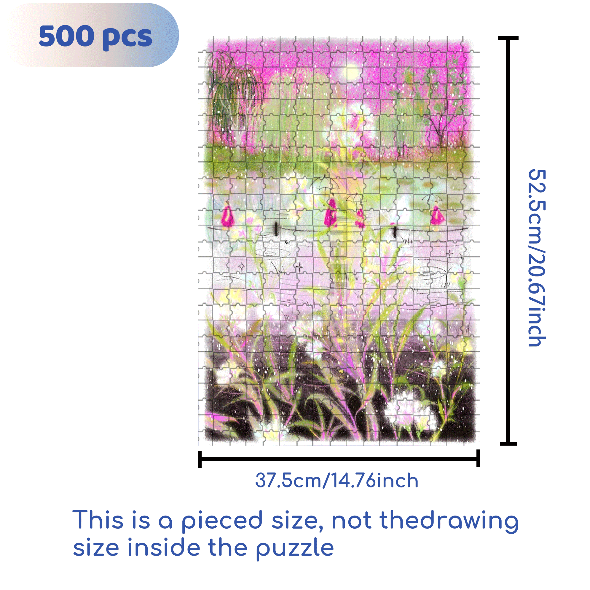 Youth 500pcs/1000pcs Jigsaw Puzzle, Scratch-Resistant, Interactive Family Game & Brain-Boosting DIY Decor, Perfect for Halloween, Christmas & New Year Gifts, Family Puzzle Game