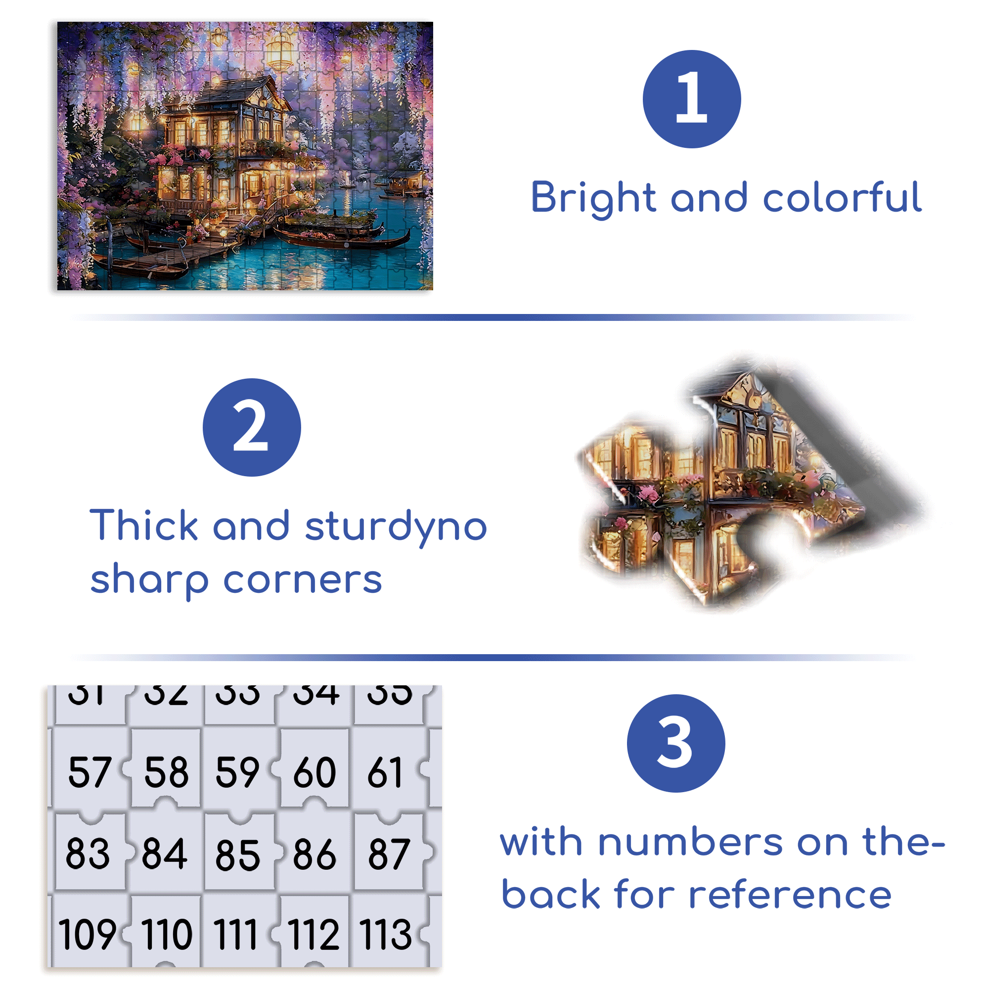 A Beautiful Riverside Cabin 500pcs/1000pcs Jigsaw Puzzle, Scratch-Resistant, Interactive Family Game & Brain-Boosting DIY Decor, Perfect for Halloween, Christmas & New Year Gifts, Family Puzzle Game