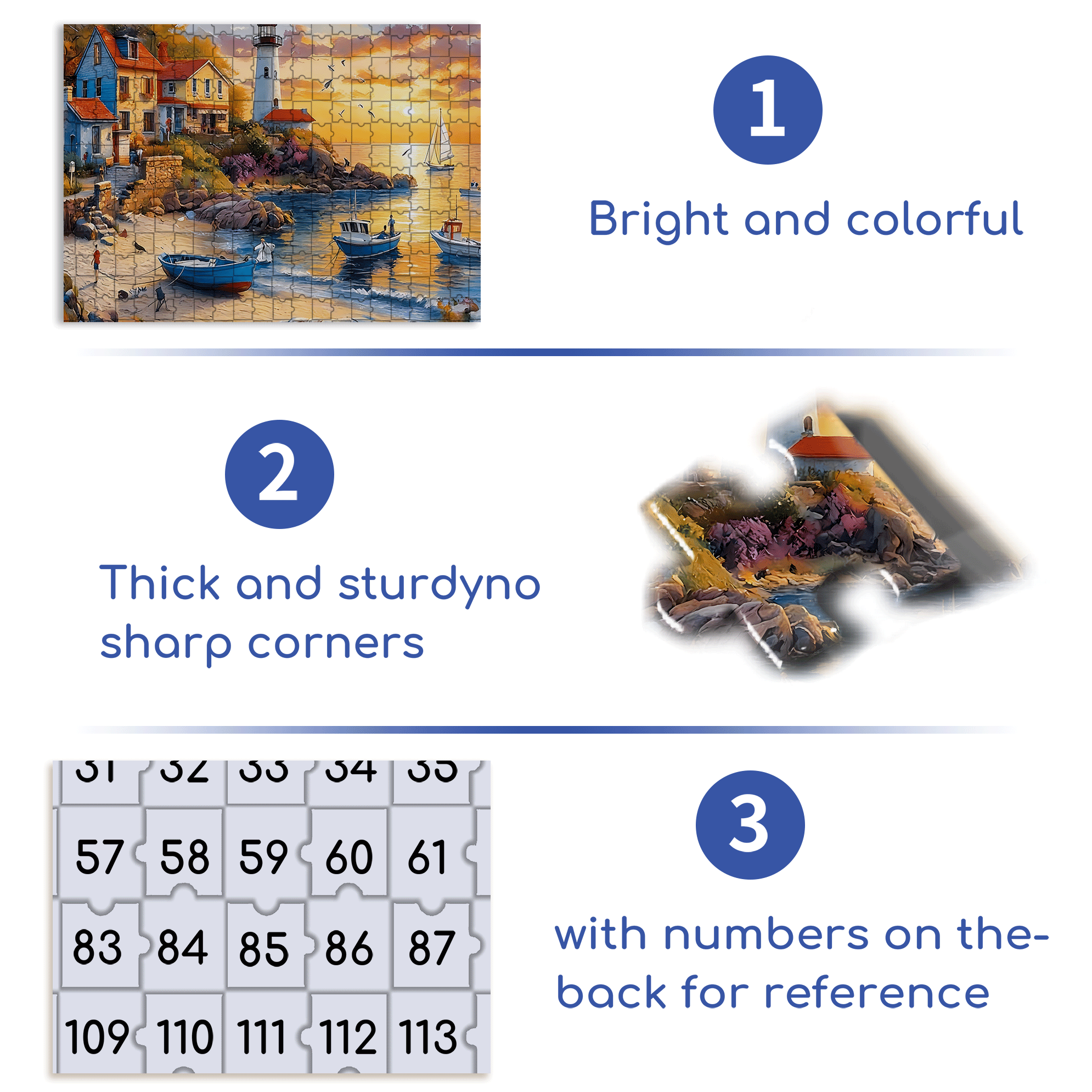 Beach Sunset 500pcs/1000pcs Jigsaw Puzzle, Scratch-Resistant, Interactive Family Game & Brain-Boosting DIY Decor, Perfect for Halloween, Christmas & New Year Gifts, Family Puzzle Game