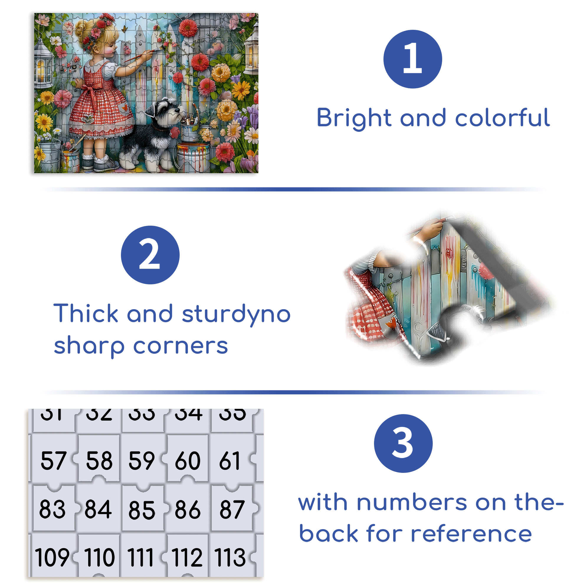 Decorate The Yard 500pcs/1000pcs Jigsaw Puzzle, Scratch-Resistant, Interactive Family Game & Brain-Boosting DIY Decor, Perfect for Halloween, Christmas & New Year Gifts, Family Puzzle Game