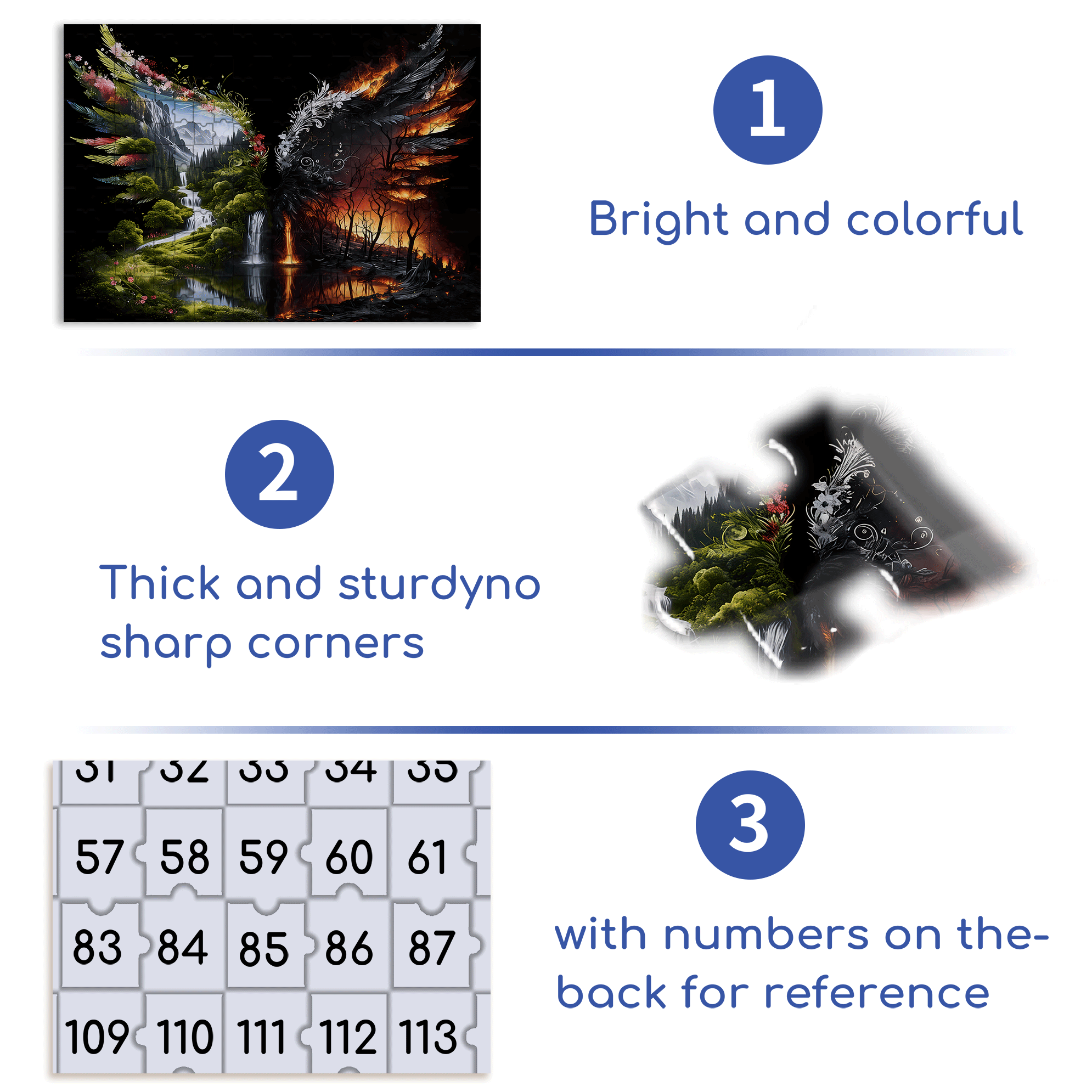 Dreamlike Secret Realm 500pcs/1000pcs Jigsaw Puzzle, Scratch-Resistant, Interactive Family Game & Brain-Boosting DIY Decor, Perfect for Halloween, Christmas & New Year Gifts, Family Puzzle Game