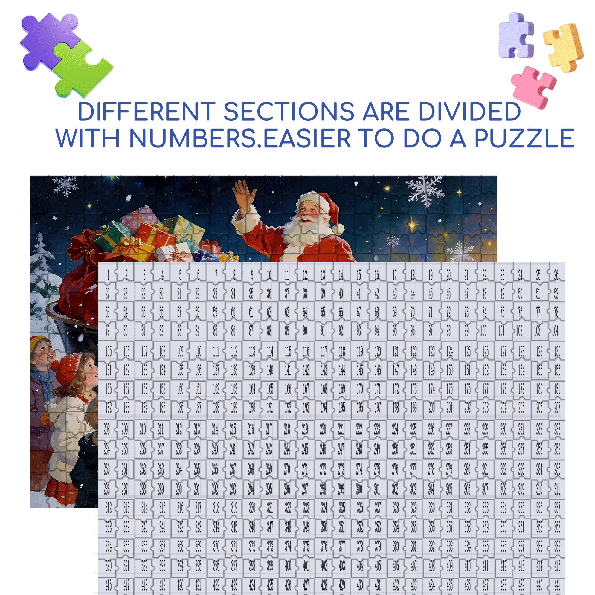 I Hope Everything Goes Well For You 500pcs/1000pcs Jigsaw Puzzle, Scratch-Resistant, Interactive Family Game & Brain-Boosting DIY Decor, Perfect for Halloween, Christmas & New Year Gifts, Family Puzzle Game