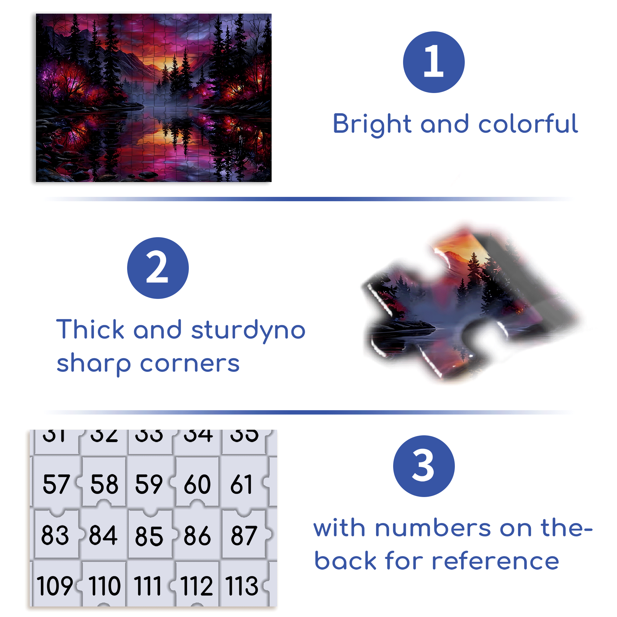 Morning In The Forest 500pcs/1000pcs Jigsaw Puzzle, Scratch-Resistant, Interactive Family Game & Brain-Boosting DIY Decor, Perfect for Halloween, Christmas & New Year Gifts, Family Puzzle Game