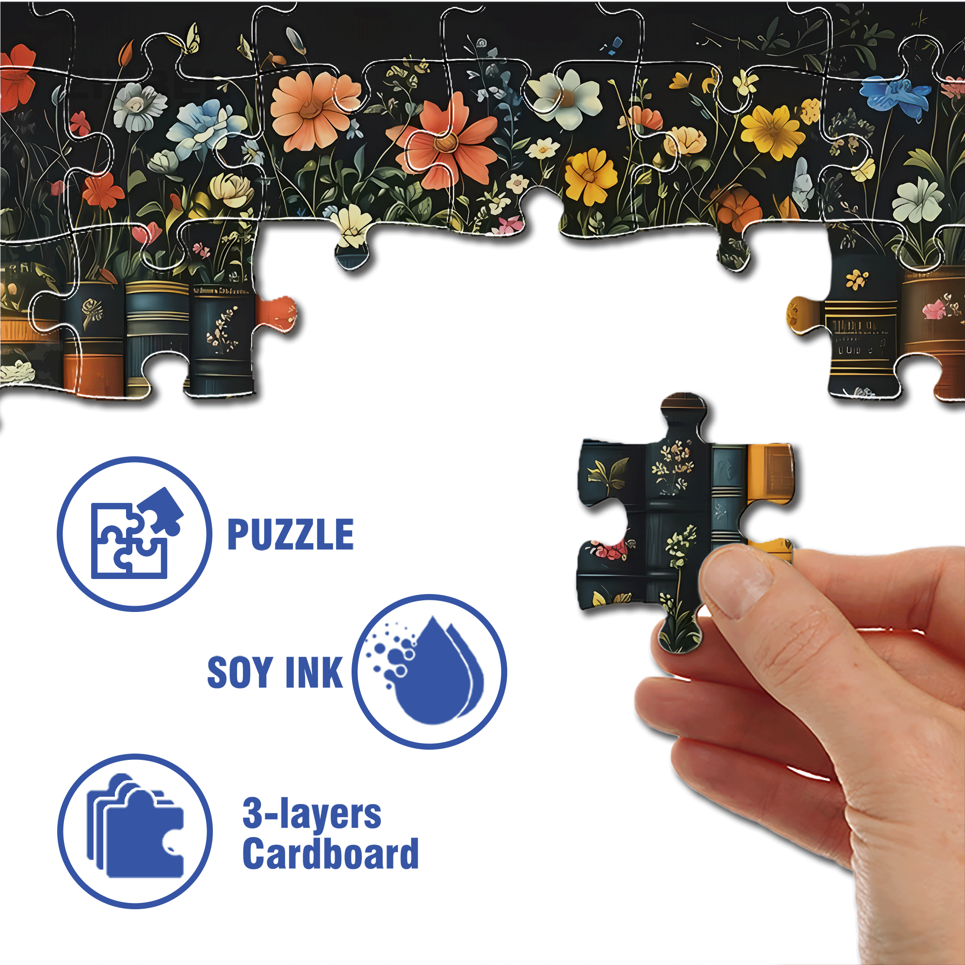 Seed Cans 500pcs/1000pcs Jigsaw Puzzle, Scratch-Resistant, Interactive Family Game & Brain-Boosting DIY Decor, Perfect for Halloween, Christmas & New Year Gifts, Family Puzzle Game