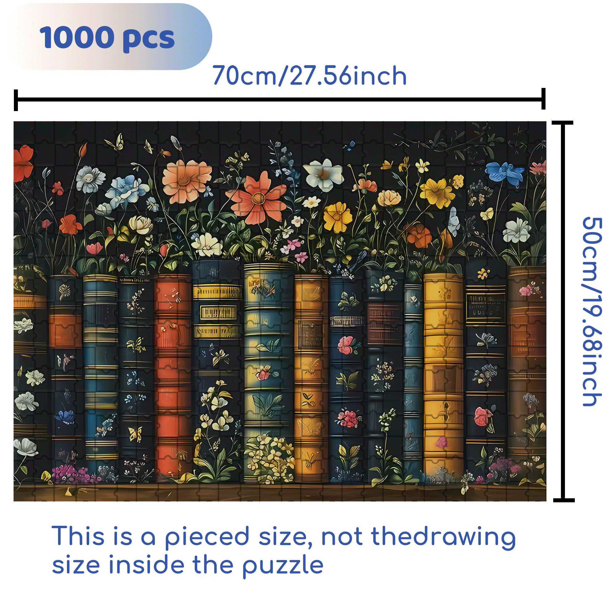 Seed Cans 500pcs/1000pcs Jigsaw Puzzle, Scratch-Resistant, Interactive Family Game & Brain-Boosting DIY Decor, Perfect for Halloween, Christmas & New Year Gifts, Family Puzzle Game