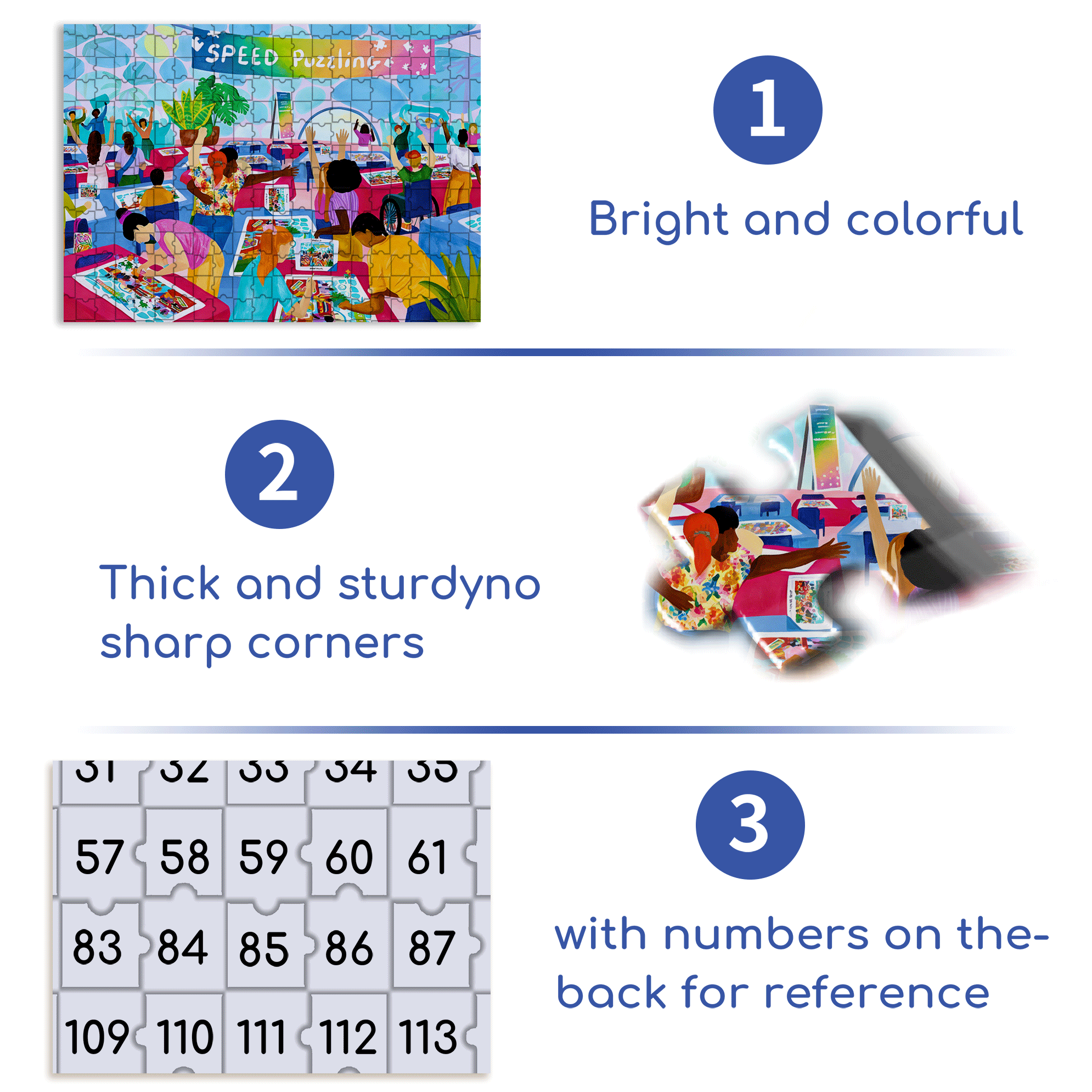 Speed Puzzling 500pcs/1000pcs Jigsaw Puzzle, Scratch-Resistant, Interactive Family Game & Brain-Boosting DIY Decor, Perfect for Halloween, Christmas & New Year Gifts, Family Puzzle Game