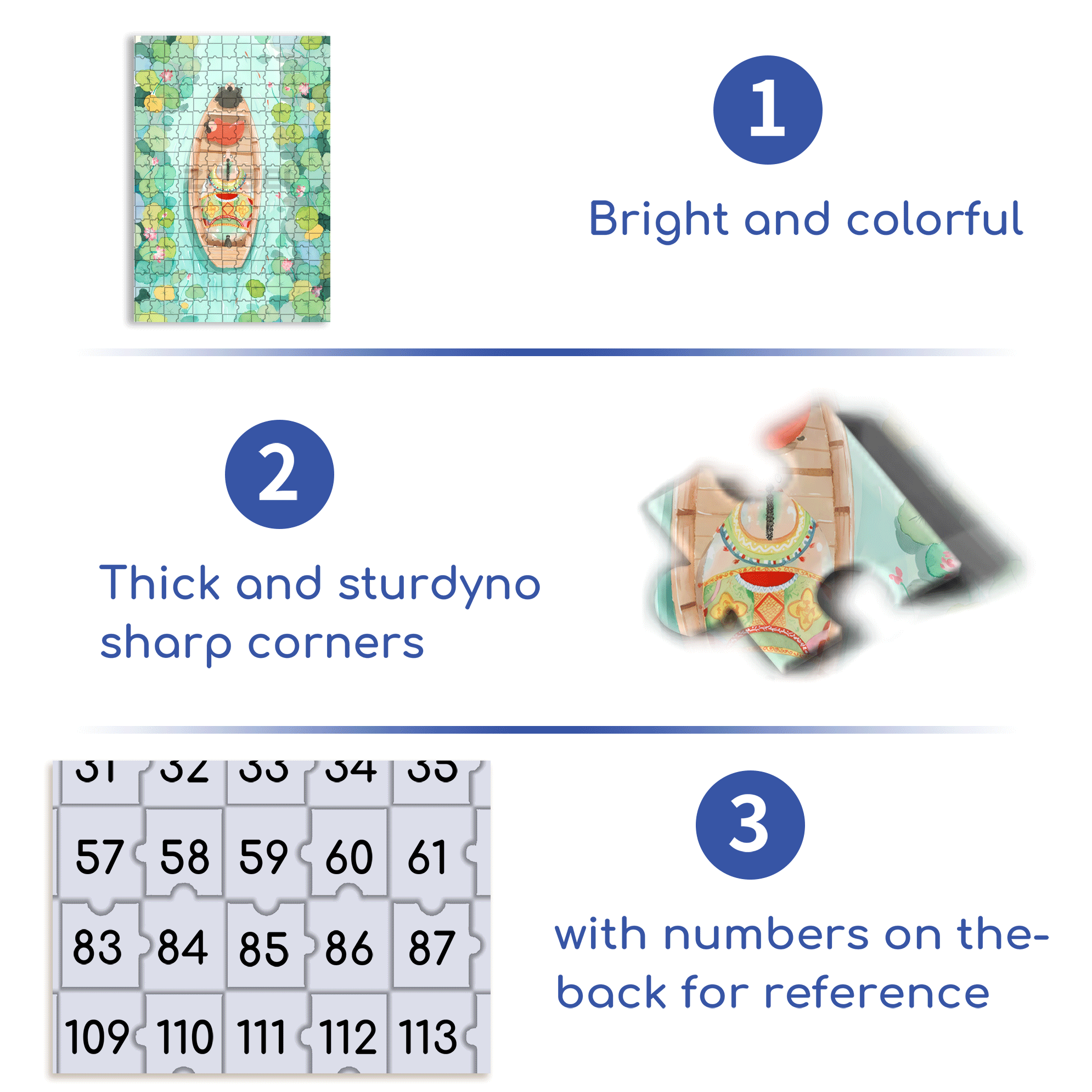 A Fat Horse On The Boat 500pcs/1000pcs Jigsaw Puzzle, Scratch-Resistant, Interactive Family Game & Brain-Boosting DIY Decor, Perfect for Halloween, Christmas & New Year Gifts, Family Puzzle Game