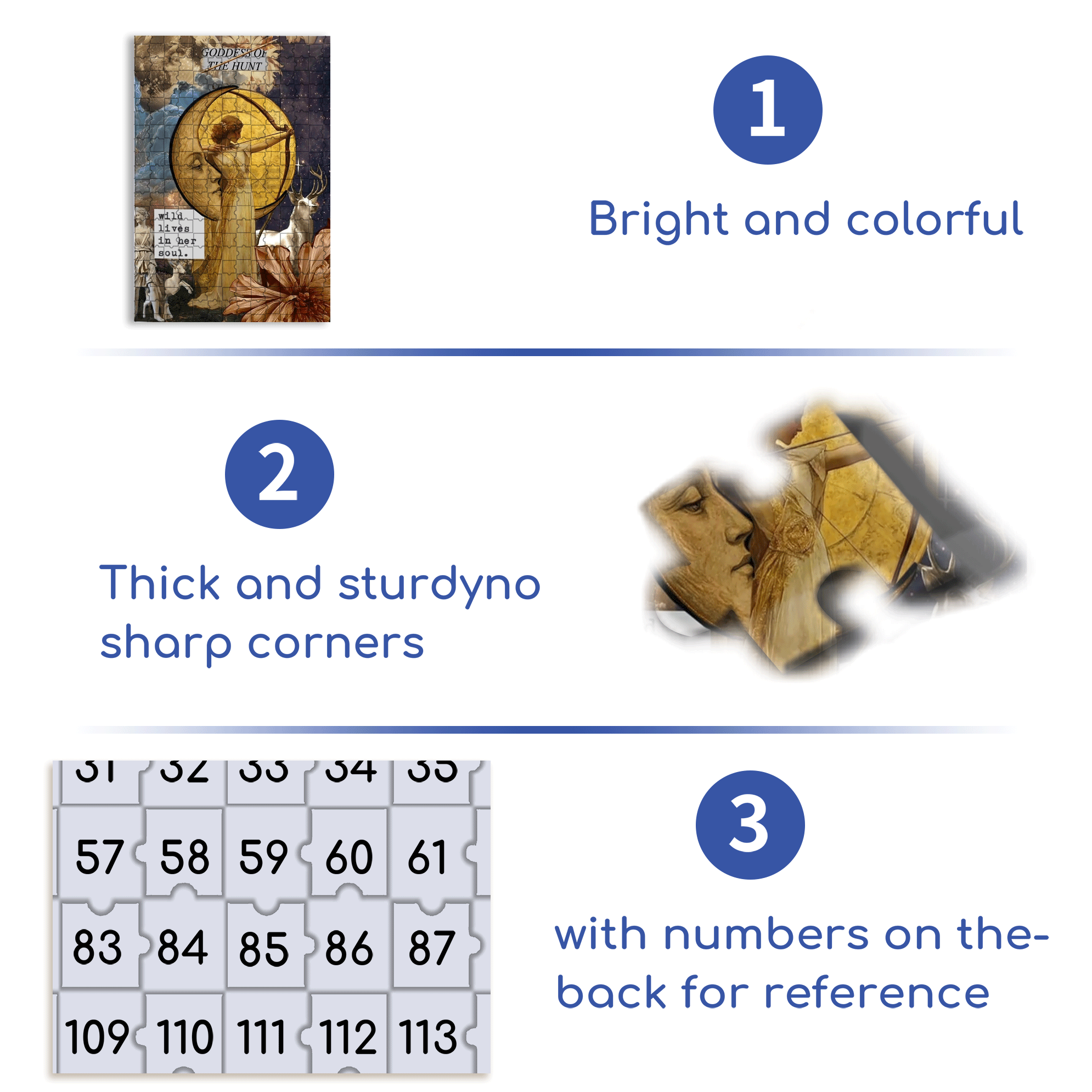 Artemis 500pcs/1000pcs Jigsaw Puzzle, Scratch-Resistant, Interactive Family Game & Brain-Boosting DIY Decor, Perfect for Halloween, Christmas & New Year Gifts, Family Puzzle Game
