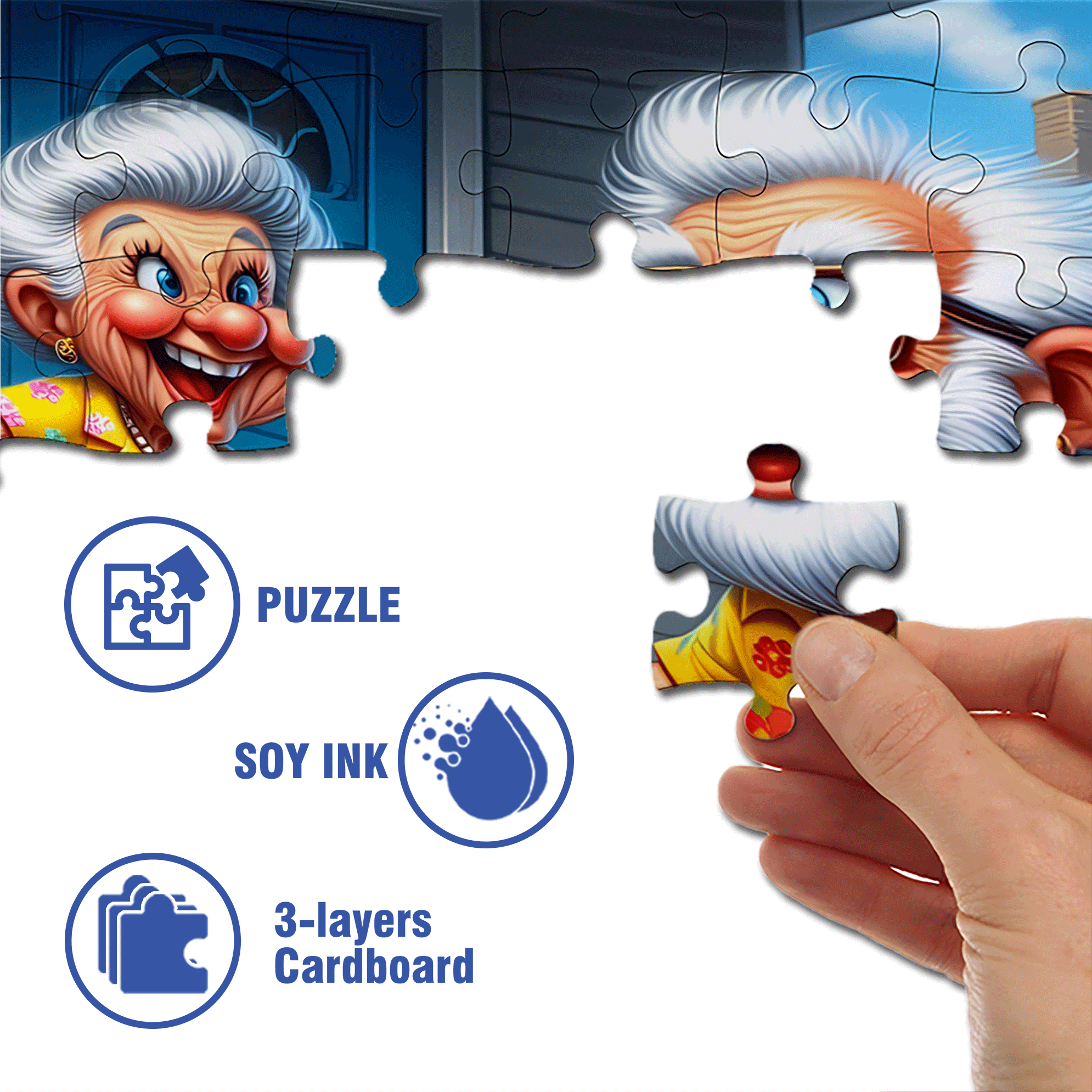 As Romantic As Ever 500pcs/1000pcs Jigsaw Puzzle, Scratch-Resistant, Interactive Family Game & Brain-Boosting DIY Decor, Perfect for Halloween, Christmas & New Year Gifts, Family Puzzle Game