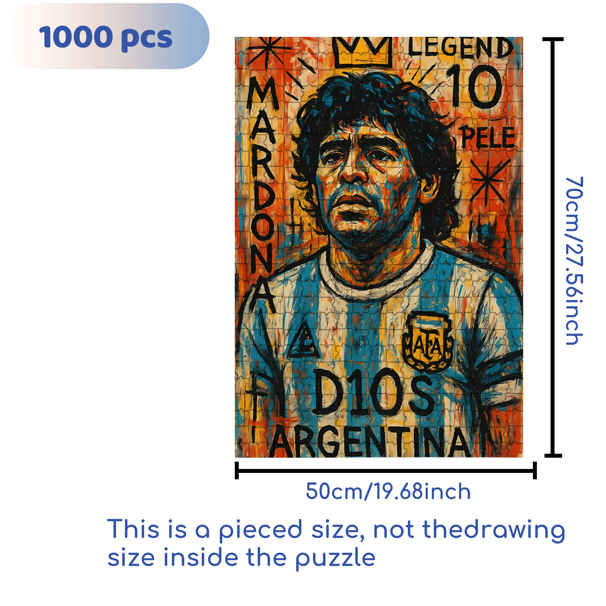 Ayoub Tlemsani 500pcs/1000pcs Jigsaw Puzzle, Scratch-Resistant, Interactive Family Game & Brain-Boosting DIY Decor, Perfect for Halloween, Christmas & New Year Gifts, Family Puzzle Game