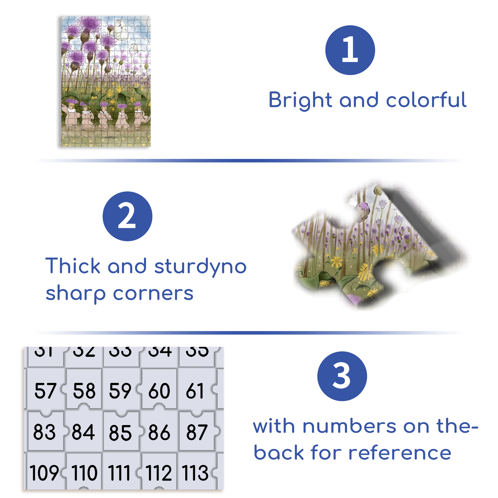 Flower Fairies 500pcs/1000pcs Jigsaw Puzzle, Scratch-Resistant, Interactive Family Game & Brain-Boosting DIY Decor, Perfect for Halloween, Christmas & New Year Gifts, Family Puzzle Game