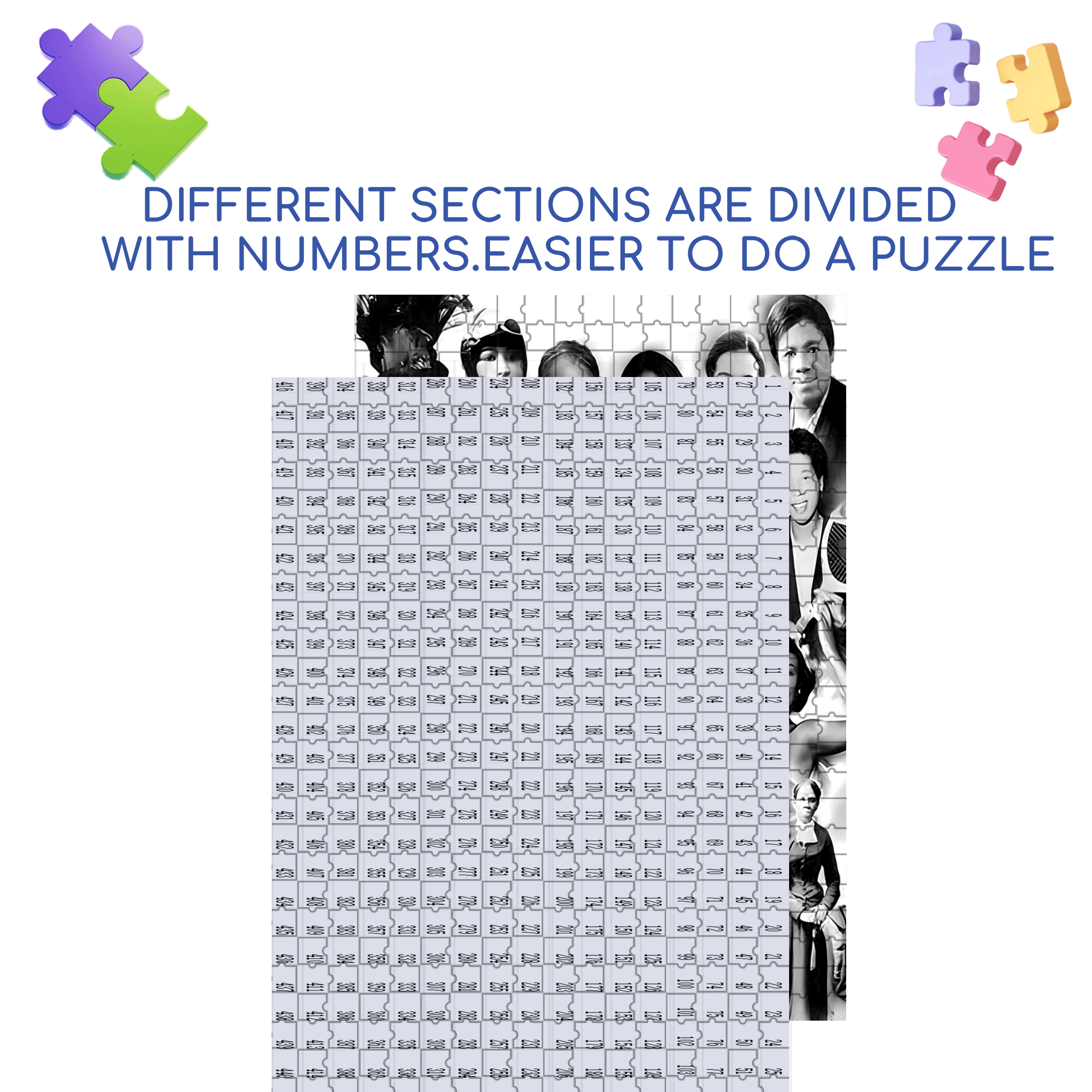 Pay Tribute to Outstanding Women 500pcs/1000pcs Jigsaw Puzzle, Scratch-Resistant, Interactive Family Game & Brain-Boosting DIY Decor, Perfect for Halloween, Christmas & New Year Gifts, Family Puzzle Game