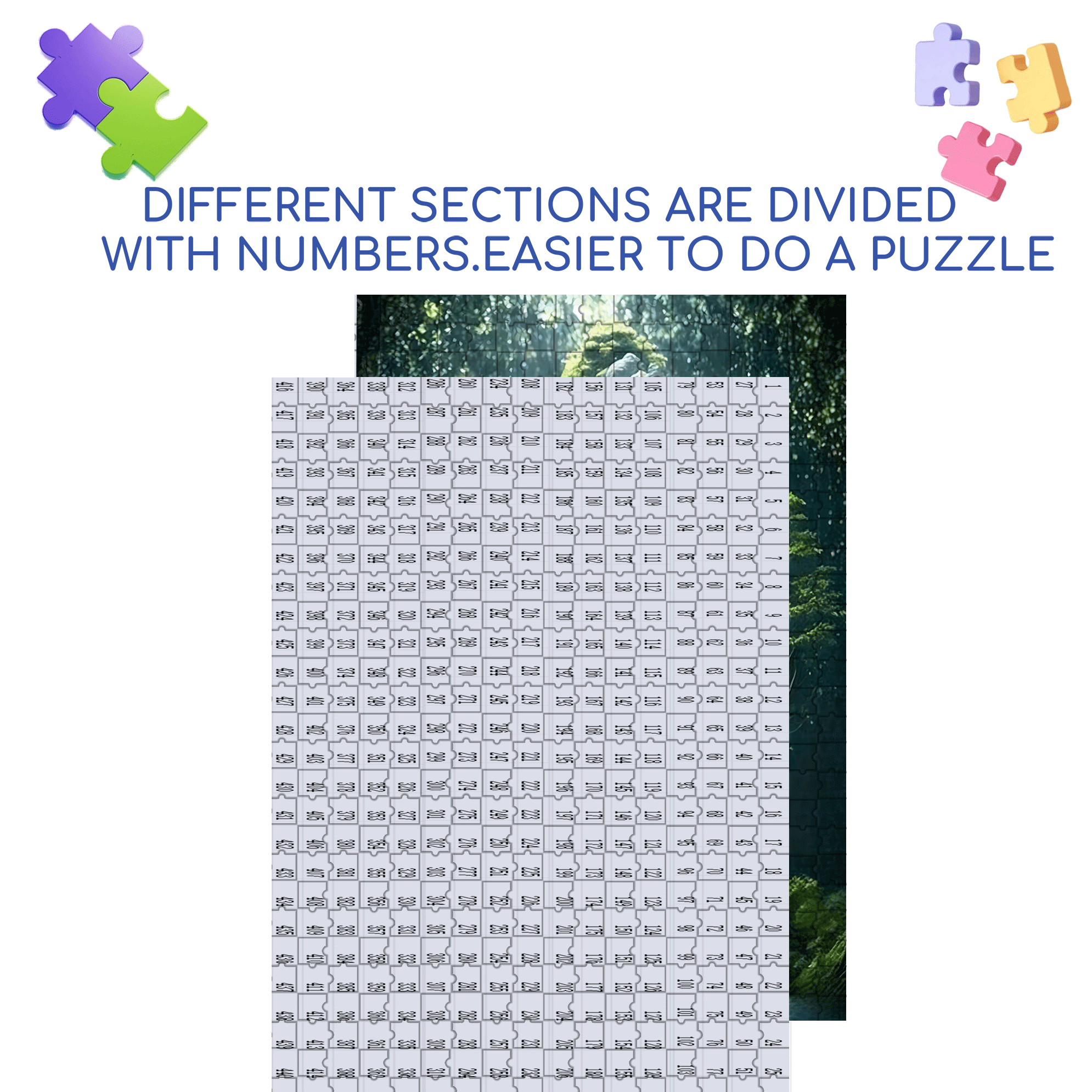 Zen Meditation Buddha Head 500pcs/1000pcs Jigsaw Puzzle, Scratch-Resistant, Interactive Family Game & Brain-Boosting DIY Decor, Perfect for Halloween, Christmas & New Year Gifts, Family Puzzle Game