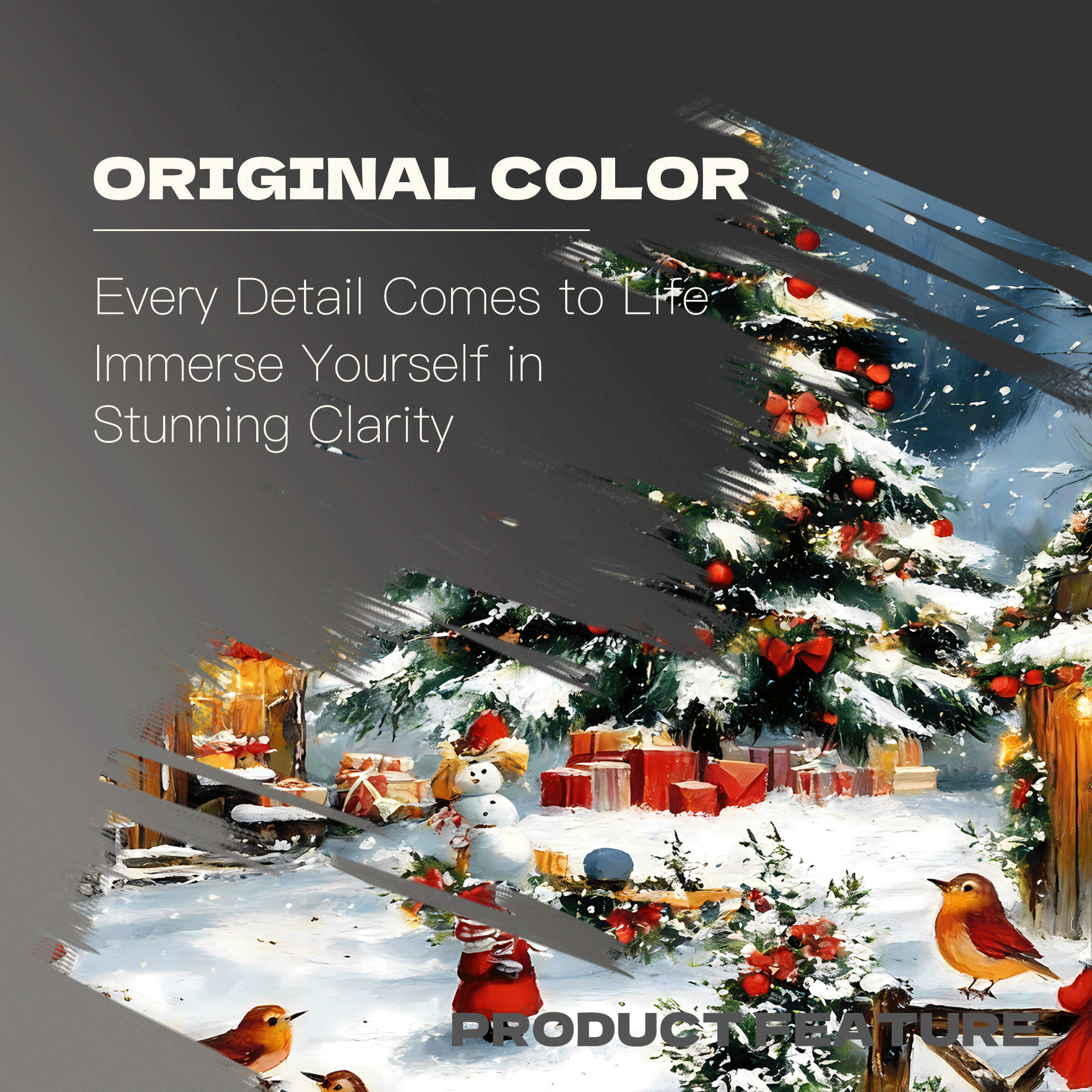 Christmas Snow Scene Cross 500pcs/1000pcs Jigsaw Puzzle, Scratch-Resistant, Interactive Family Game & Brain-Boosting DIY Decor, Perfect for Halloween, Christmas & New Year Gifts, Family Puzzle Game