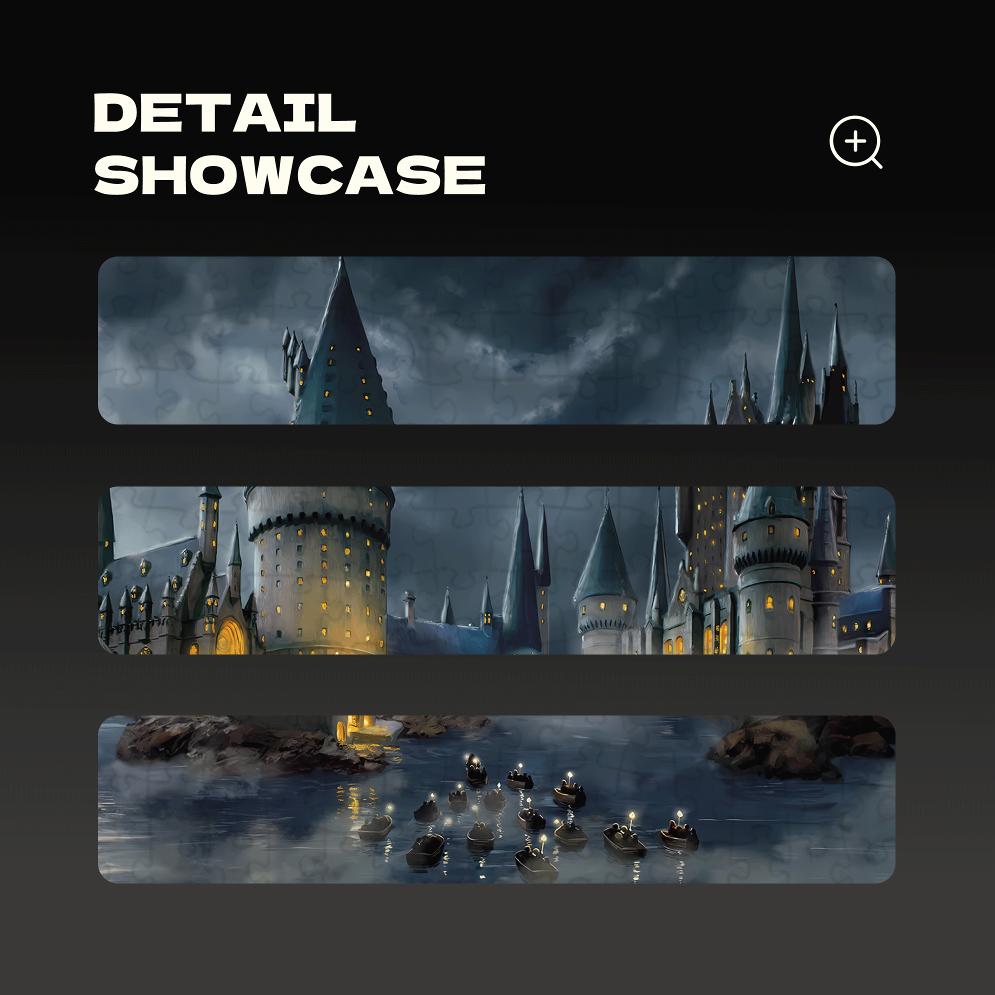 Hogwarts Castle 500pcs/1000pcs Jigsaw Puzzle, Scratch-Resistant, Interactive Family Game & Brain-Boosting DIY Decor, Perfect for Halloween, Christmas & New Year Gifts, Family Puzzle Game
