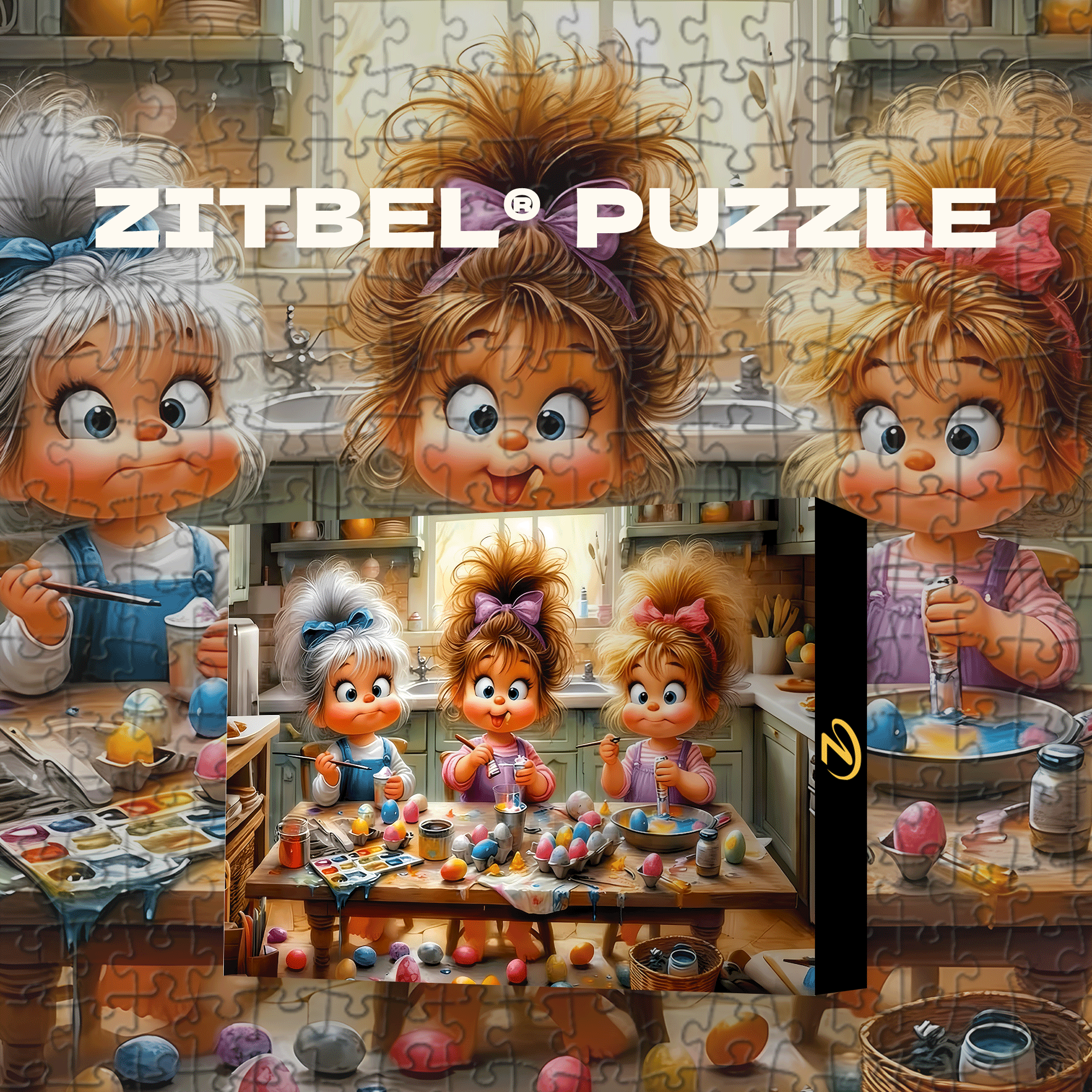 Little Girls Kitchen 500pcs/1000pcs Jigsaw Puzzle, Scratch-Resistant, Interactive Family Game & Brain-Boosting DIY Decor, Perfect for Halloween, Christmas & New Year Gifts, Family Puzzle Game