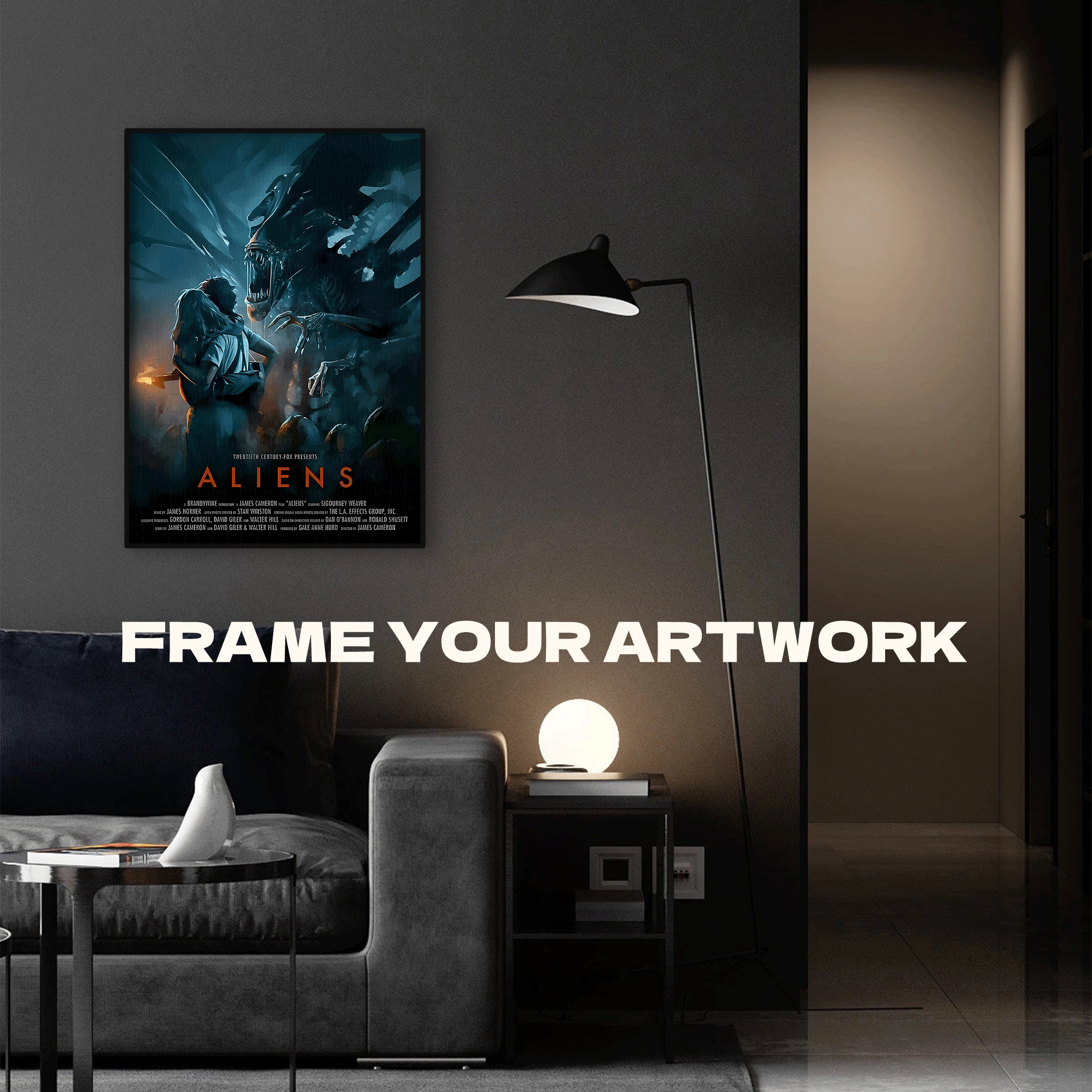 Aliens 500pcs/1000pcs Jigsaw Puzzle, Scratch-Resistant, Interactive Family Game & Brain-Boosting DIY Decor, Perfect for Halloween, Christmas & New Year Gifts, Family Puzzle Game