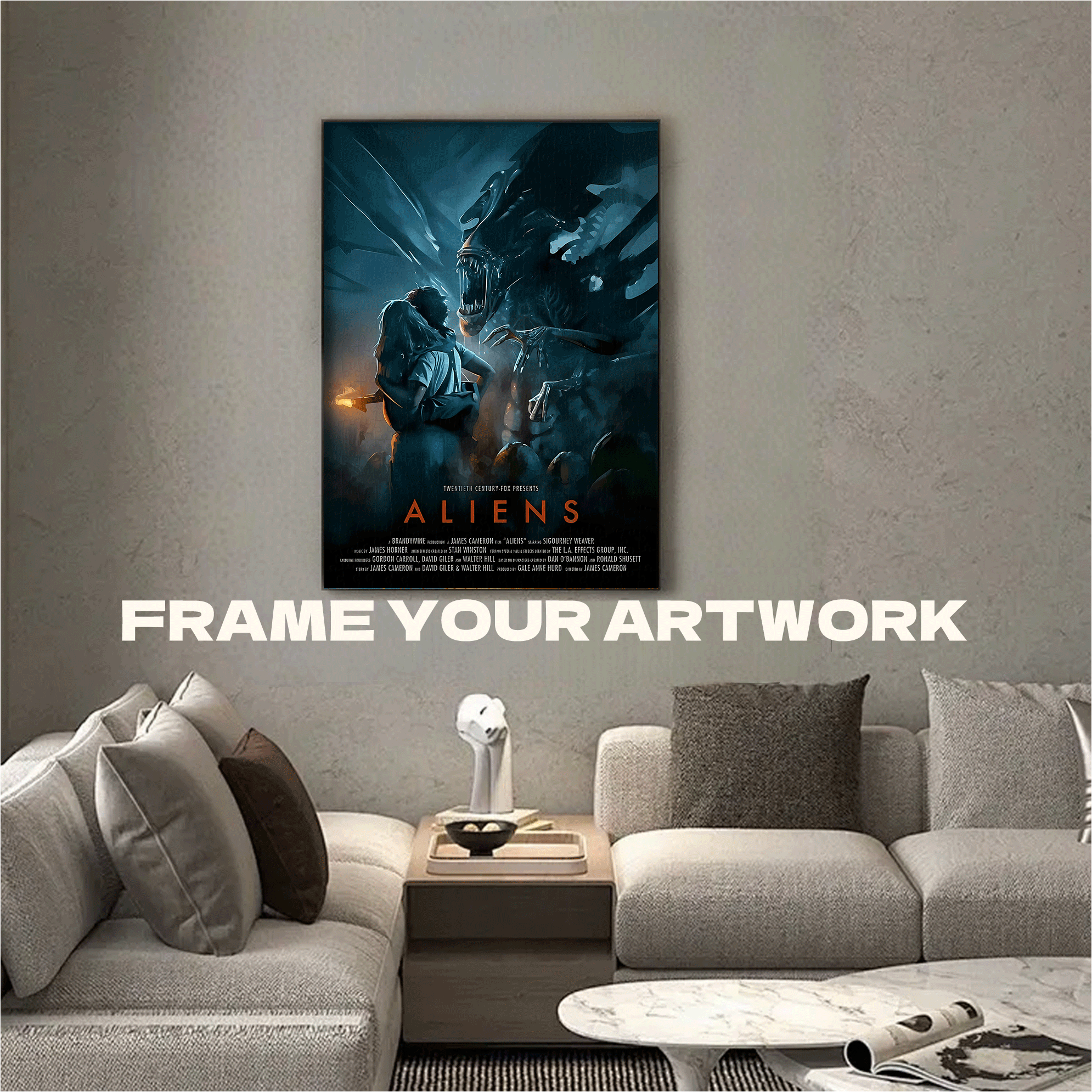Aliens 500pcs/1000pcs Jigsaw Puzzle, Scratch-Resistant, Interactive Family Game & Brain-Boosting DIY Decor, Perfect for Halloween, Christmas & New Year Gifts, Family Puzzle Game
