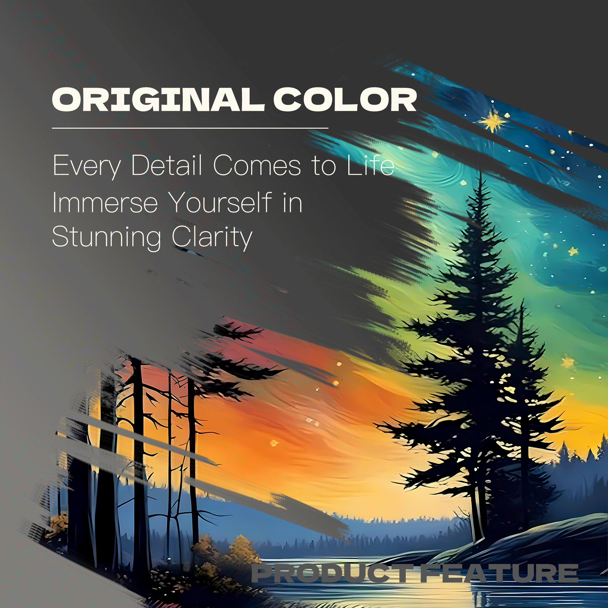 Aurora Borealis Nature Landscape 500pcs/1000pcs Jigsaw Puzzle, Scratch-Resistant, Interactive Family Game & Brain-Boosting DIY Decor, Perfect for Halloween, Christmas & New Year Gifts, Family Puzzle Game