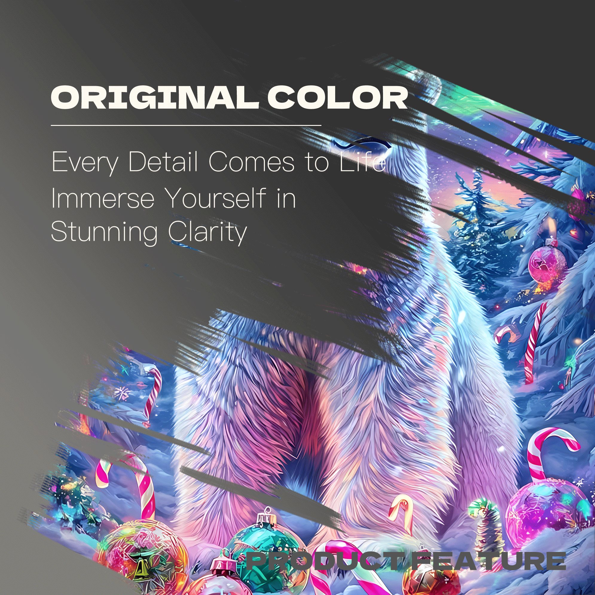 Aurora Polar Bear 500pcs/1000pcs Jigsaw Puzzle, Scratch-Resistant, Interactive Family Game & Brain-Boosting DIY Decor, Perfect for Halloween, Christmas & New Year Gifts, Family Puzzle Game