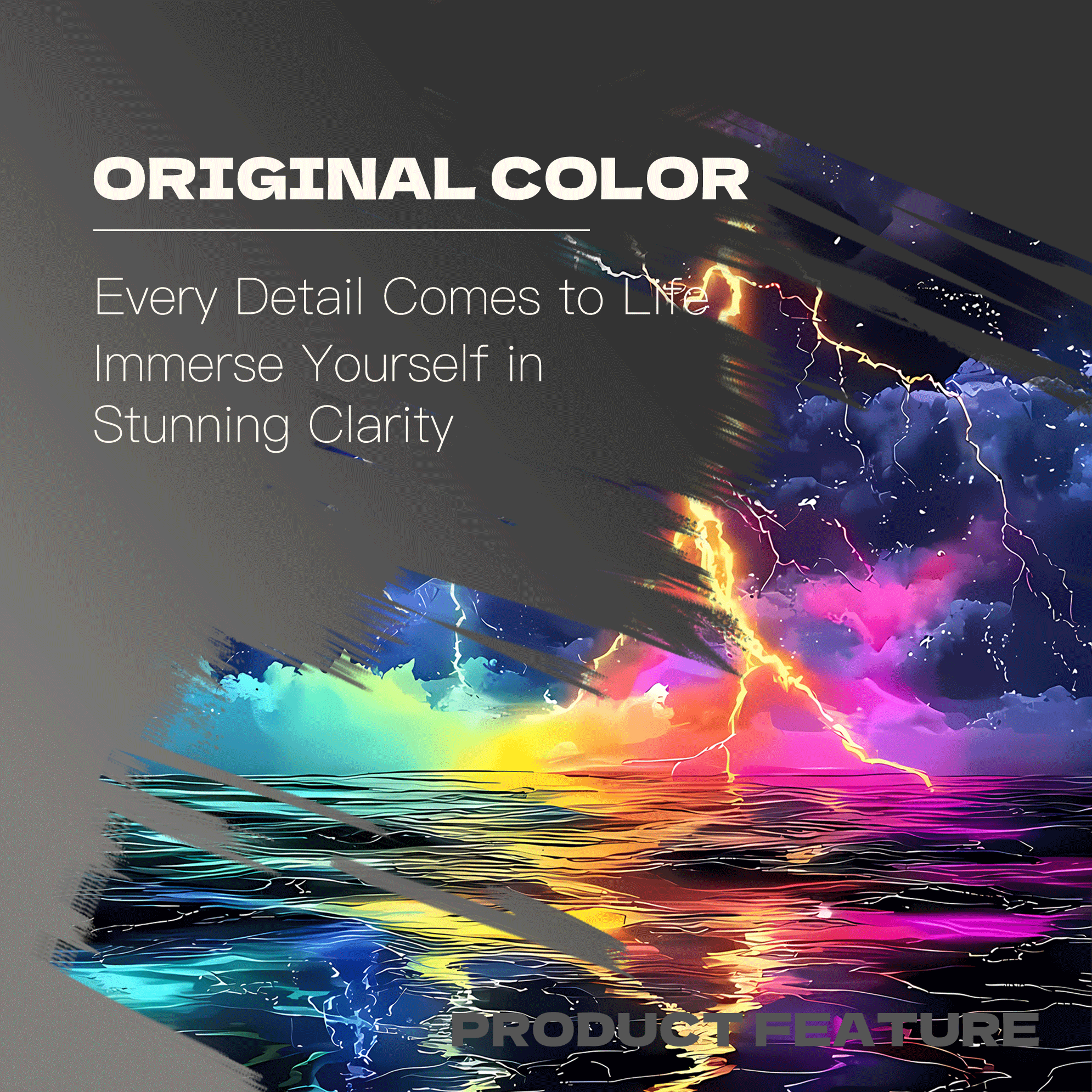 Colorful Lightning Dimond 500pcs/1000pcs Jigsaw Puzzle, Scratch-Resistant, Interactive Family Game & Brain-Boosting DIY Decor, Perfect for Halloween, Christmas & New Year Gifts, Family Puzzle Game