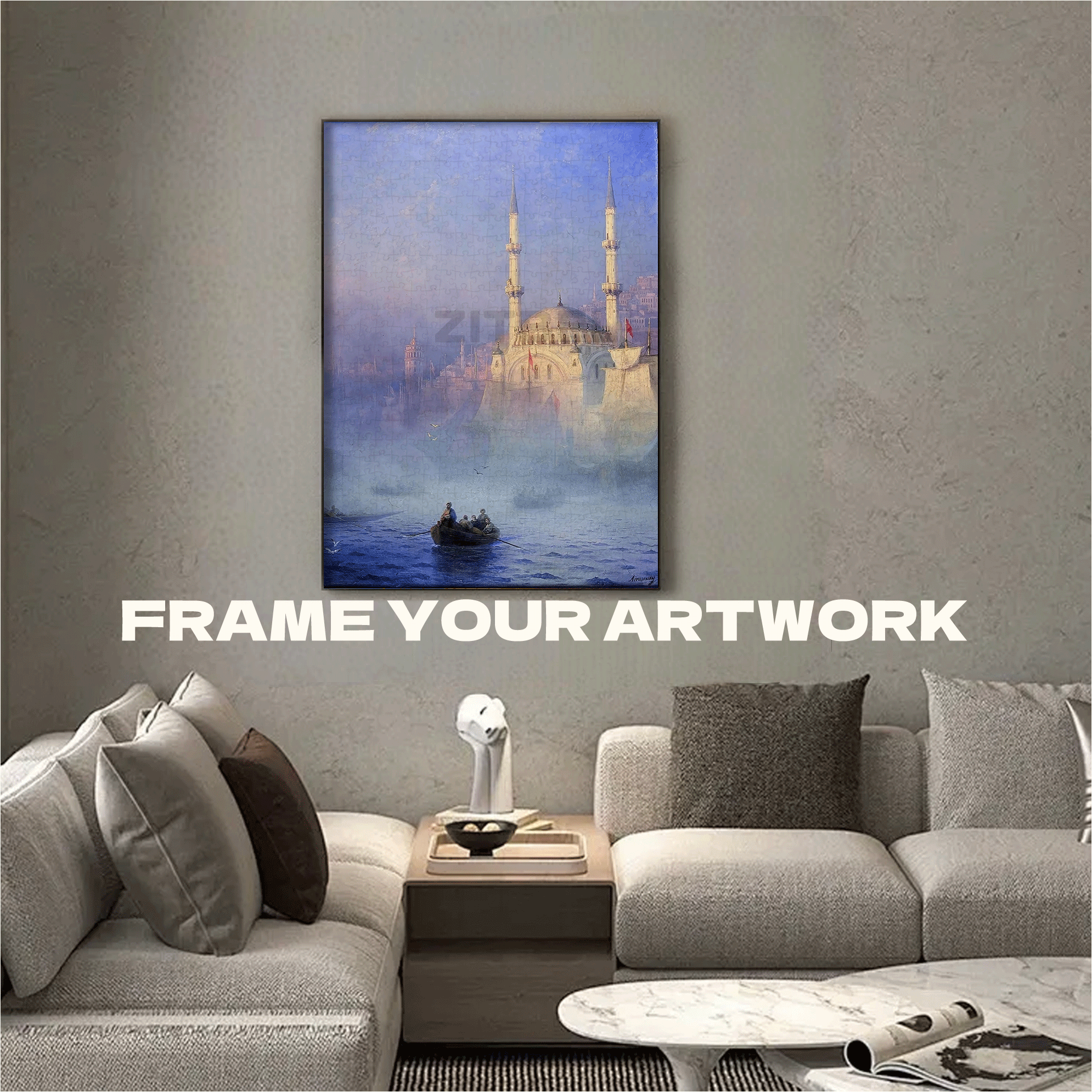 Constantinople 500pcs/1000pcs Jigsaw Puzzle, Scratch-Resistant, Interactive Family Game & Brain-Boosting DIY Decor, Perfect for Halloween, Christmas & New Year Gifts, Family Puzzle Game