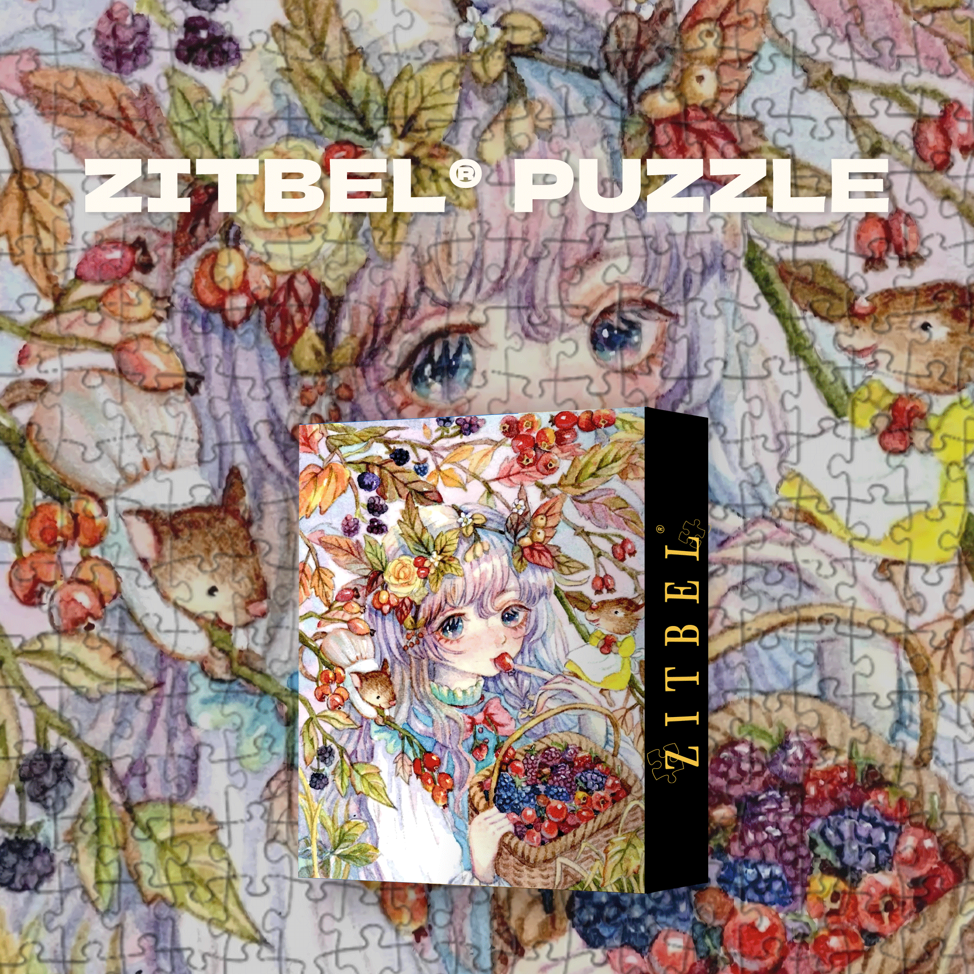 Momoko 500pcs/1000pcs Jigsaw Puzzle, Scratch-Resistant, Interactive Family Game & Brain-Boosting DIY Decor, Perfect for Halloween, Christmas & New Year Gifts, Family Puzzle Game