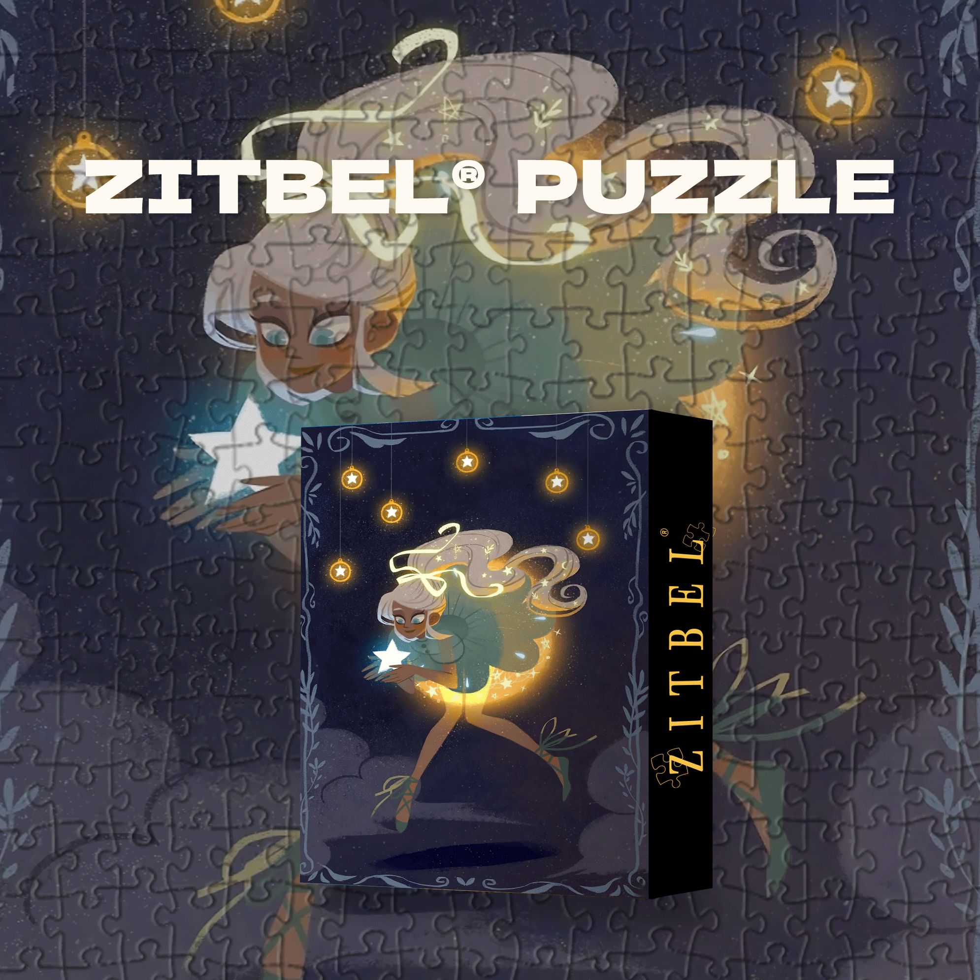 Firefly Girl 500pcs/1000pcs Jigsaw Puzzle, Scratch-Resistant, Interactive Family Game & Brain-Boosting DIY Decor, Perfect for Halloween, Christmas & New Year Gifts, Family Puzzle Game