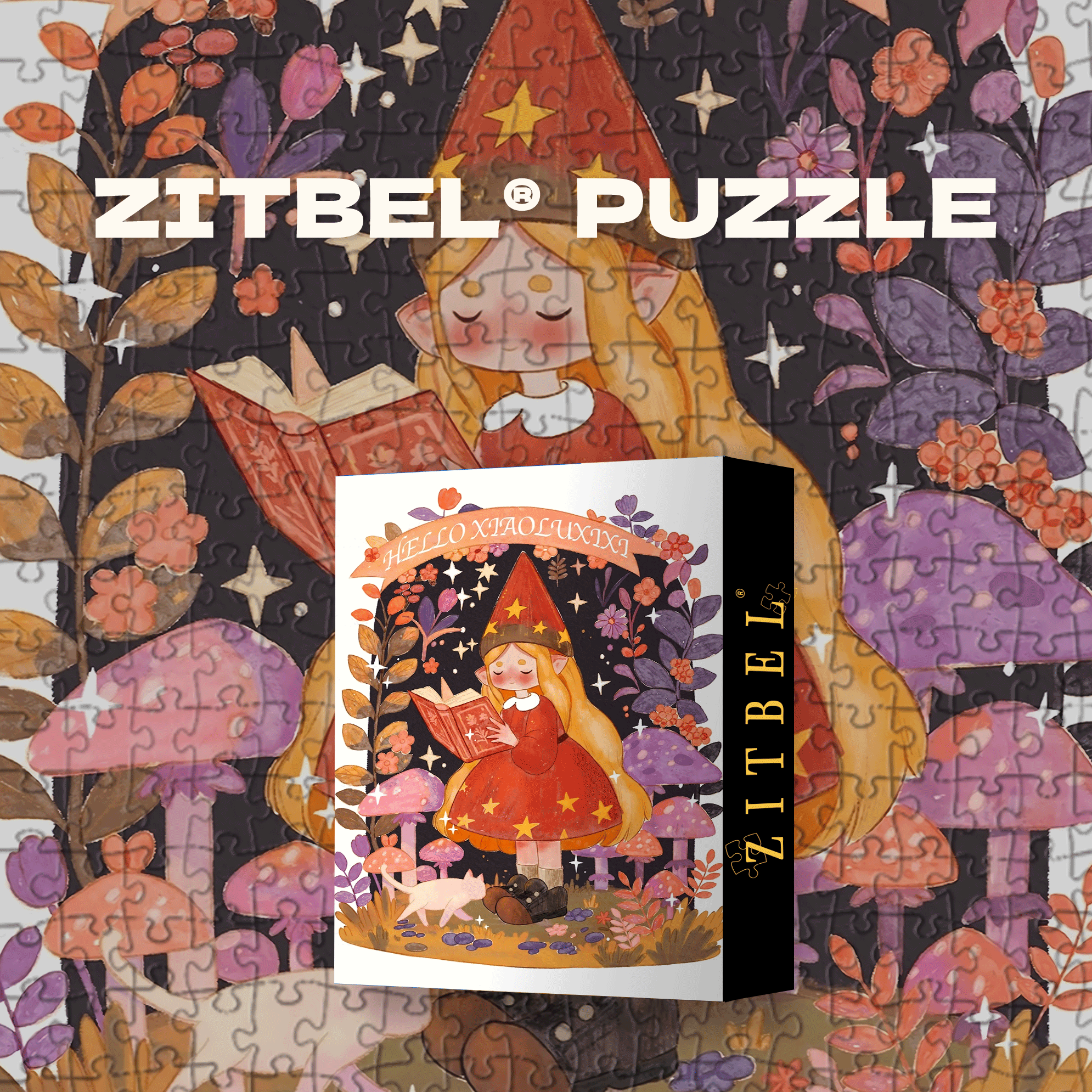Let's Study 500pcs/1000pcs Jigsaw Puzzle, Scratch-Resistant, Interactive Family Game & Brain-Boosting DIY Decor, Perfect for Halloween, Christmas & New Year Gifts, Family Puzzle Game