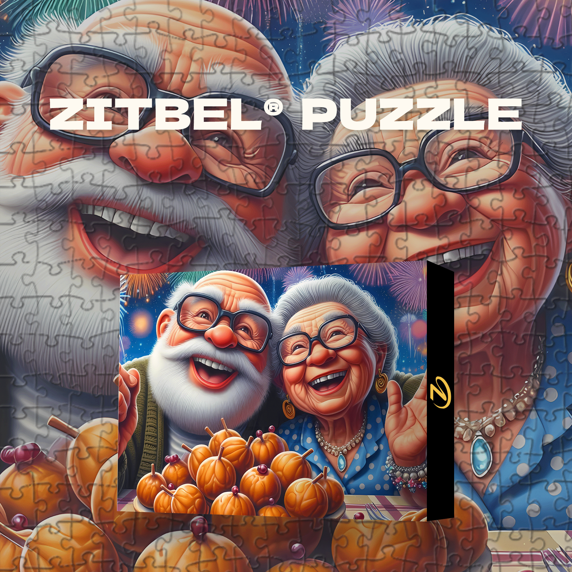 To Grow Old Together 500pcs/1000pcs Jigsaw Puzzle, Scratch-Resistant, Interactive Family Game & Brain-Boosting DIY Decor, Perfect for Halloween, Christmas & New Year Gifts, Family Puzzle Game
