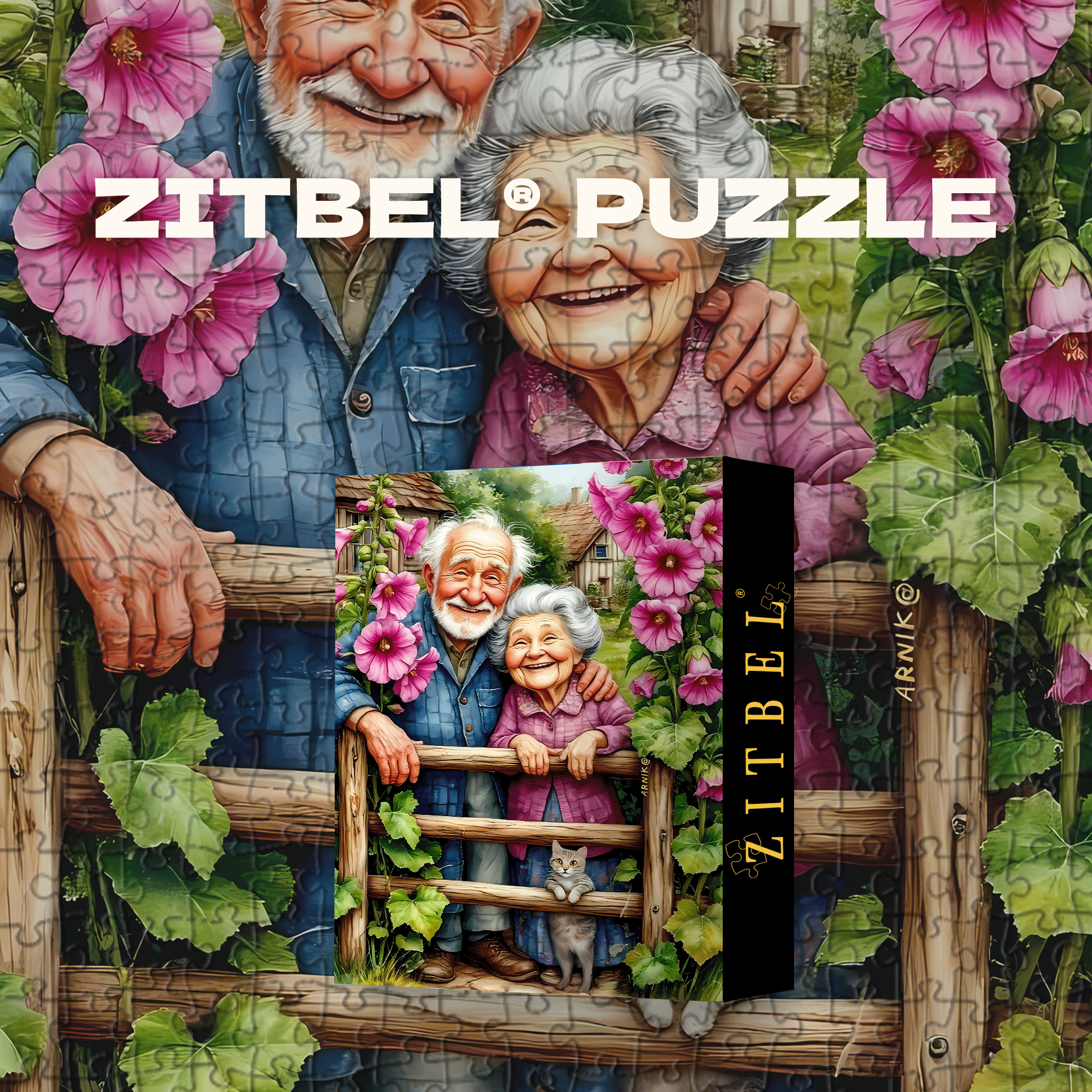 Still Deeply In Love 500pcs/1000pcs Jigsaw Puzzle, Scratch-Resistant, Interactive Family Game & Brain-Boosting DIY Decor, Perfect for Halloween, Christmas & New Year Gifts, Family Puzzle Game