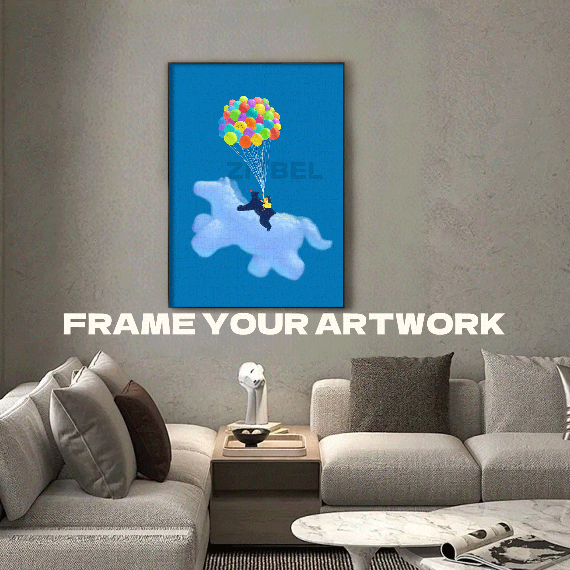 To Ride On Dreams 500pcs/1000pcs Jigsaw Puzzle, Scratch-Resistant, Interactive Family Game & Brain-Boosting DIY Decor, Perfect for Halloween, Christmas & New Year Gifts, Family Puzzle Game