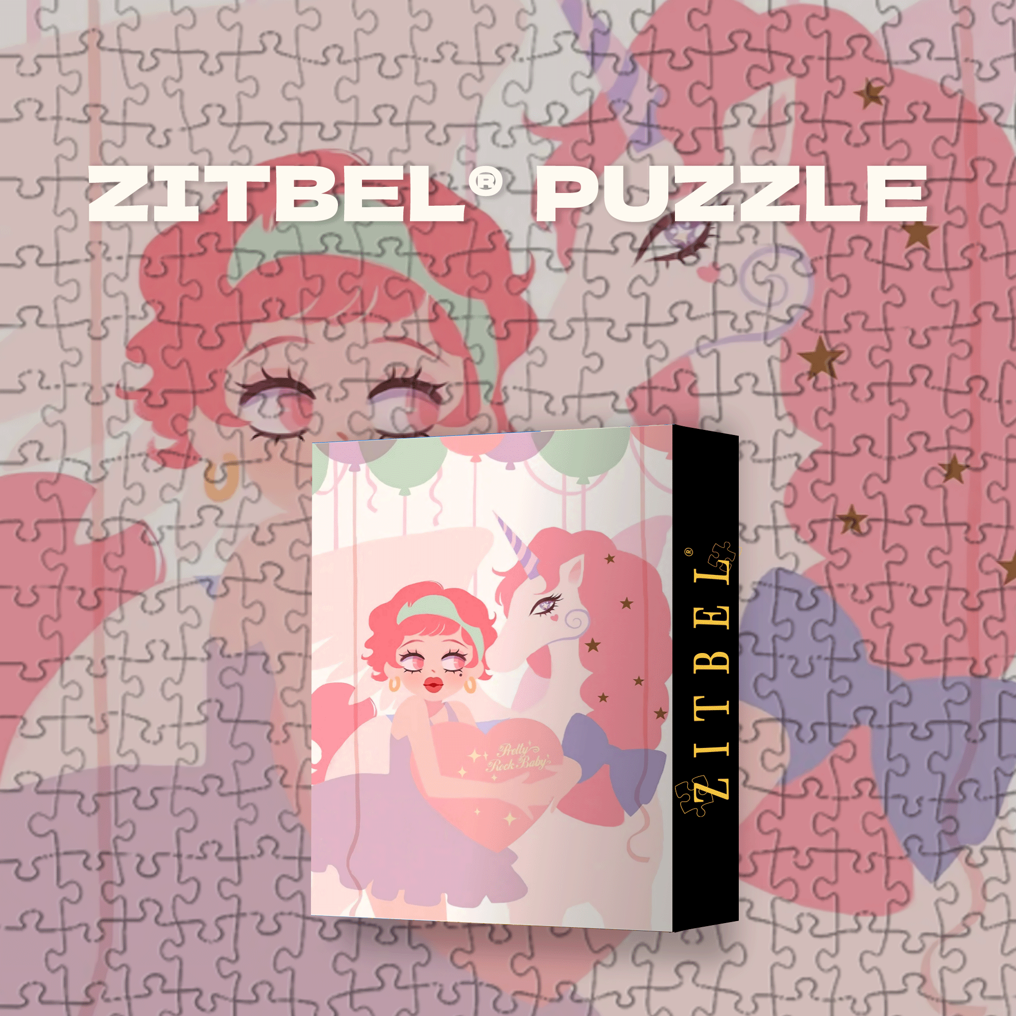 It Girl 500pcs/1000pcs Jigsaw Puzzle, Scratch-Resistant, Interactive Family Game & Brain-Boosting DIY Decor, Perfect for Halloween, Christmas & New Year Gifts, Family Puzzle Game
