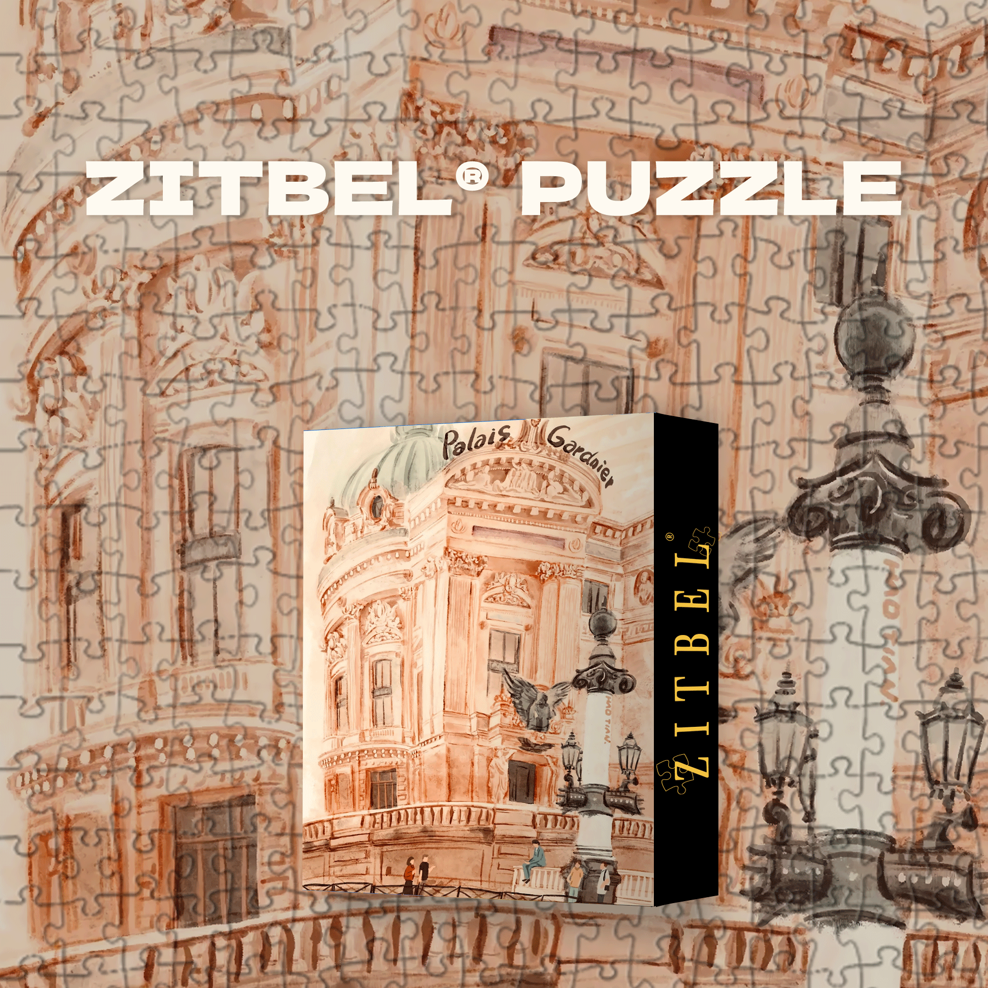 Paris City Magazine 500pcs/1000pcs Jigsaw Puzzle, Scratch-Resistant, Interactive Family Game & Brain-Boosting DIY Decor, Perfect for Halloween, Christmas & New Year Gifts, Family Puzzle Game