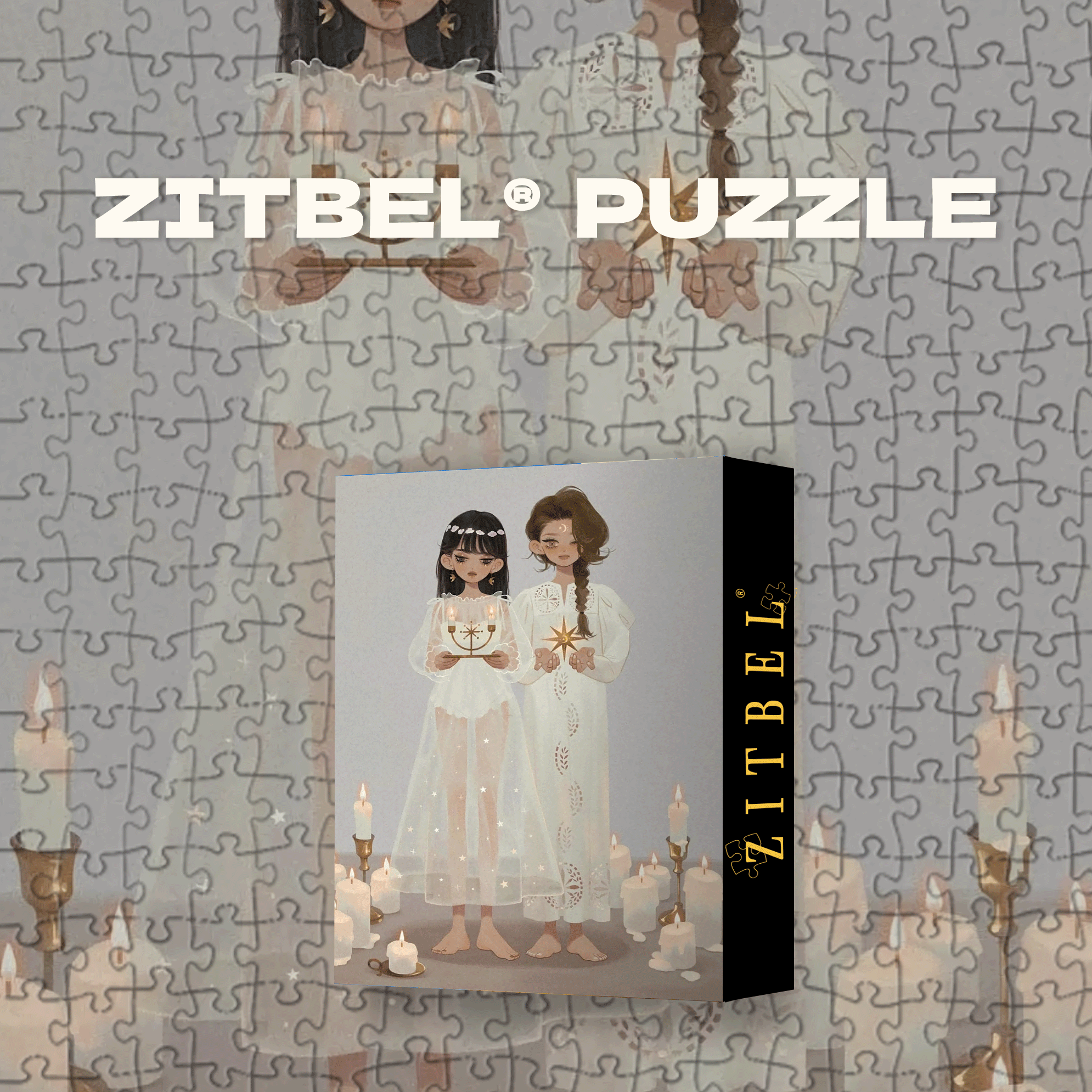 Pray 500pcs/1000pcs Jigsaw Puzzle, Scratch-Resistant, Interactive Family Game & Brain-Boosting DIY Decor, Perfect for Halloween, Christmas & New Year Gifts, Family Puzzle Game