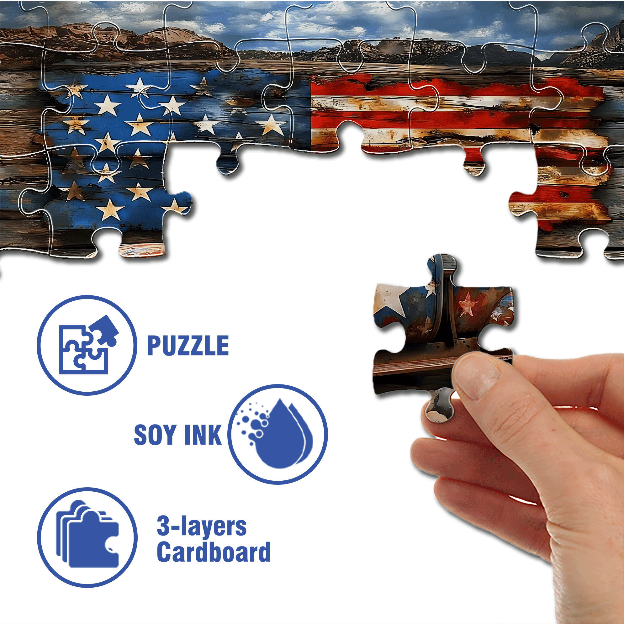 Classic Cars 500pcs/1000pcs Jigsaw Puzzle, Scratch-Resistant, Interactive Family Game & Brain-Boosting DIY Decor, Perfect for Halloween, Christmas & New Year Gifts, Family Puzzle Game