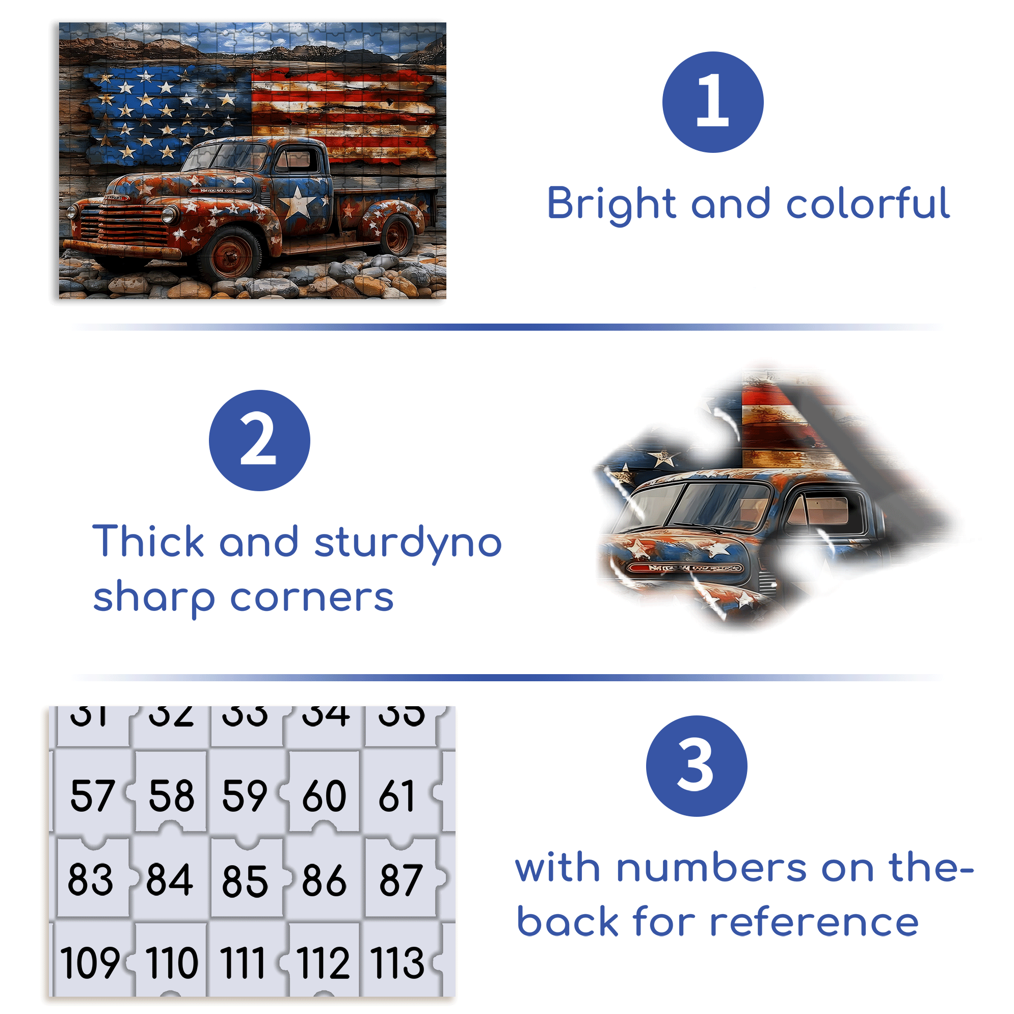 Classic Cars 500pcs/1000pcs Jigsaw Puzzle, Scratch-Resistant, Interactive Family Game & Brain-Boosting DIY Decor, Perfect for Halloween, Christmas & New Year Gifts, Family Puzzle Game