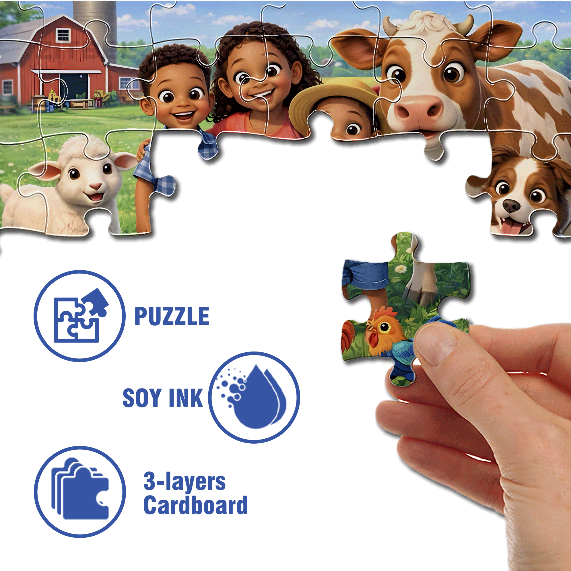 Peanuts and Painted Eggs 500pcs/1000pcs Jigsaw Puzzle, Scratch-Resistant, Interactive Family Game & Brain-Boosting DIY Decor, Perfect for Halloween, Christmas & New Year Gifts, Family Puzzle Game