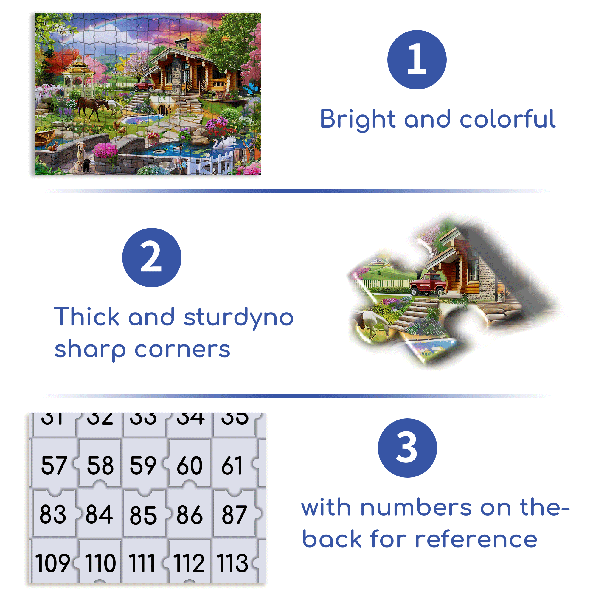 The Life I Long For 500pcs/1000pcs Jigsaw Puzzle, Scratch-Resistant, Interactive Family Game & Brain-Boosting DIY Decor, Perfect for Halloween, Christmas & New Year Gifts, Family Puzzle Game