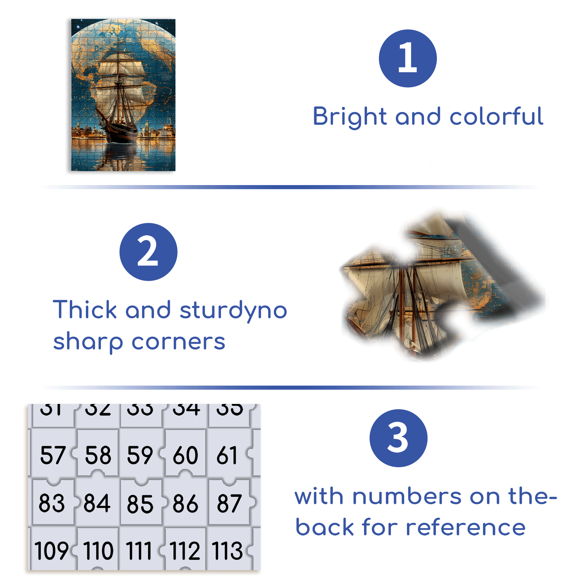 Leading The Era 500pcs/1000pcs Jigsaw Puzzle, Scratch-Resistant, Interactive Family Game & Brain-Boosting DIY Decor, Perfect for Halloween, Christmas & New Year Gifts, Family Puzzle Game