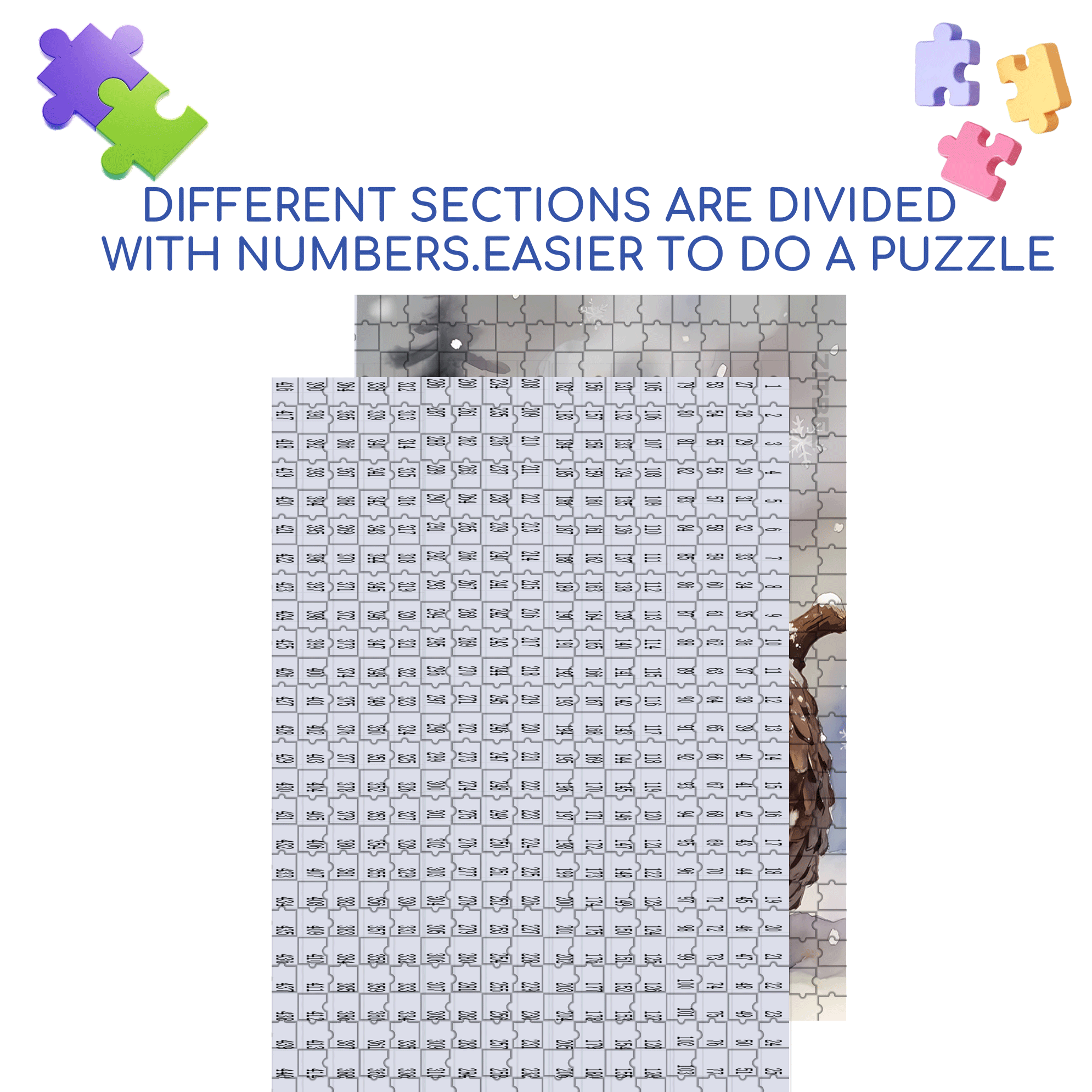 Little Pine Cone House 500pcs/1000pcs Jigsaw Puzzle, Scratch-Resistant, Interactive Family Game & Brain-Boosting DIY Decor, Perfect for Halloween, Christmas & New Year Gifts, Family Puzzle Game