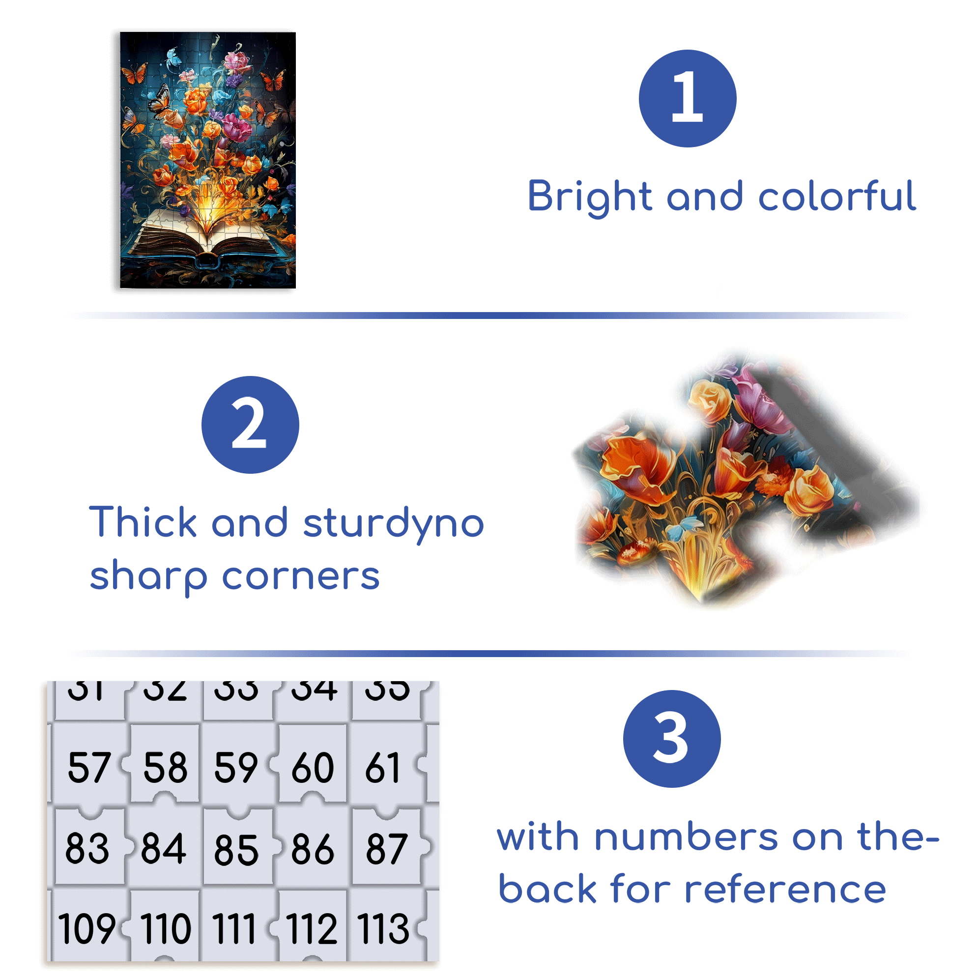Magic Book 500pcs/1000pcs Jigsaw Puzzle, Scratch-Resistant, Interactive Family Game & Brain-Boosting DIY Decor, Perfect for Halloween, Christmas & New Year Gifts, Family Puzzle Game