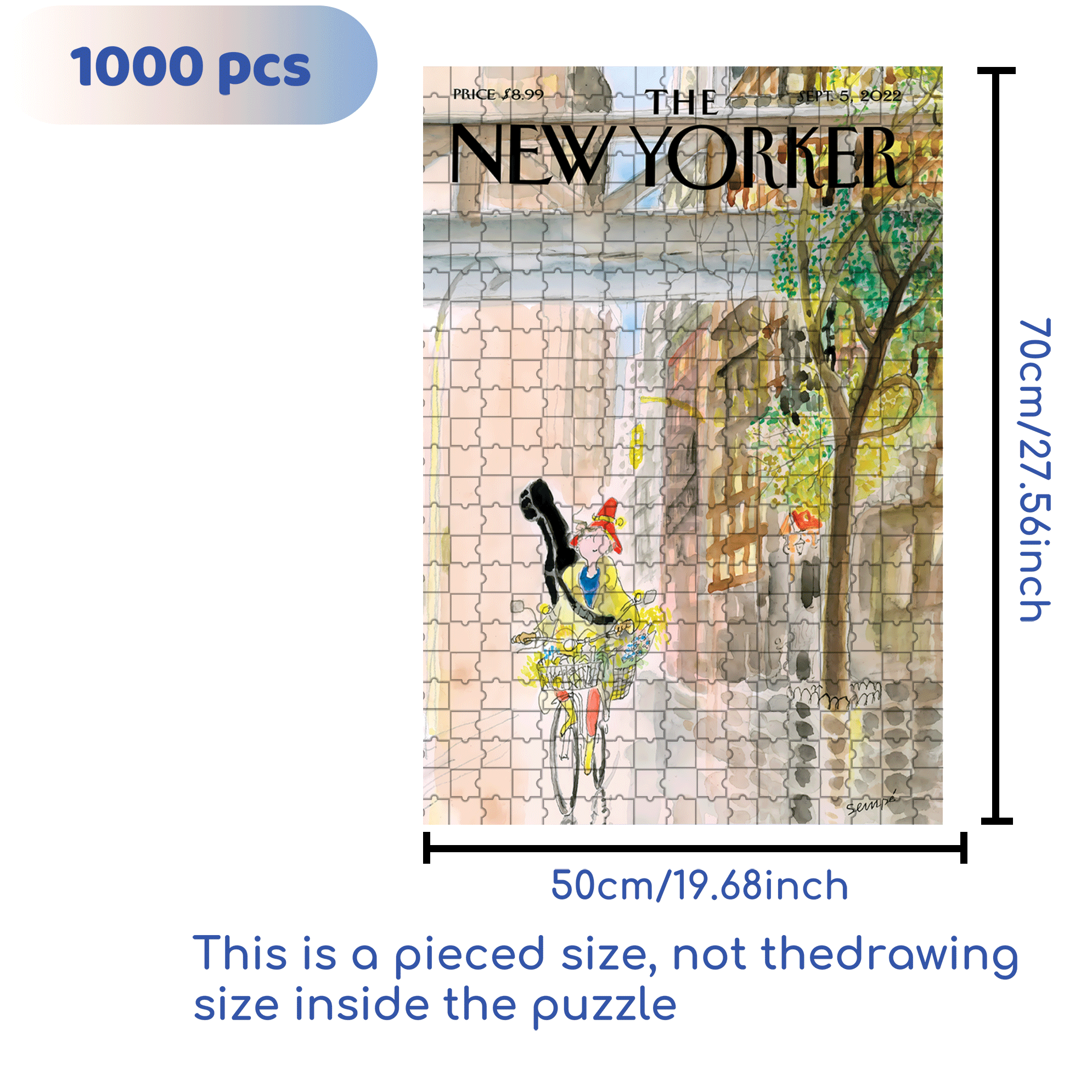 Morning Music 500pcs/1000pcs Jigsaw Puzzle, Scratch-Resistant, Interactive Family Game & Brain-Boosting DIY Decor, Perfect for Halloween, Christmas & New Year Gifts, Family Puzzle Game