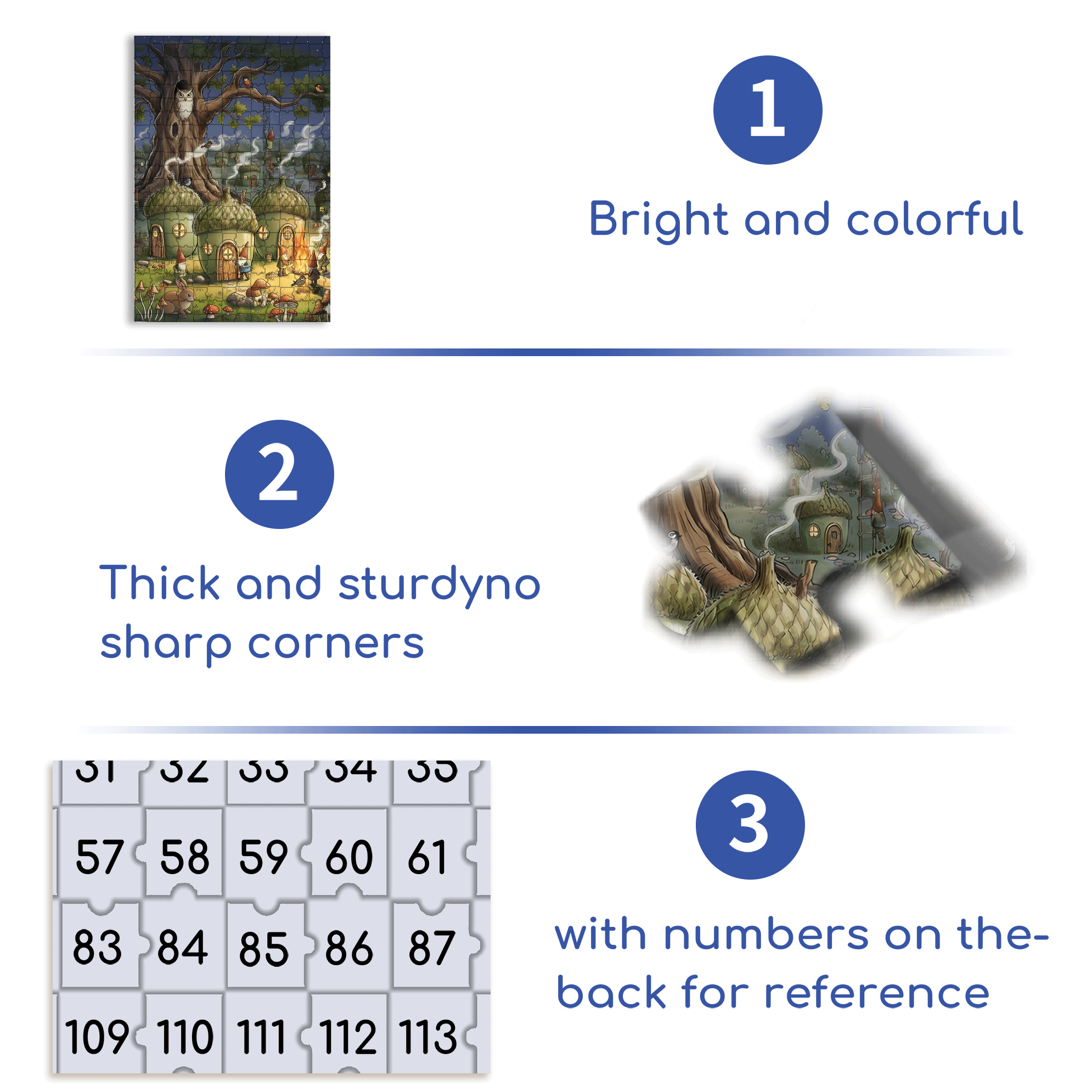 Pinecone Village 500pcs/1000pcs Jigsaw Puzzle, Scratch-Resistant, Interactive Family Game & Brain-Boosting DIY Decor, Perfect for Halloween, Christmas & New Year Gifts, Family Puzzle Game
