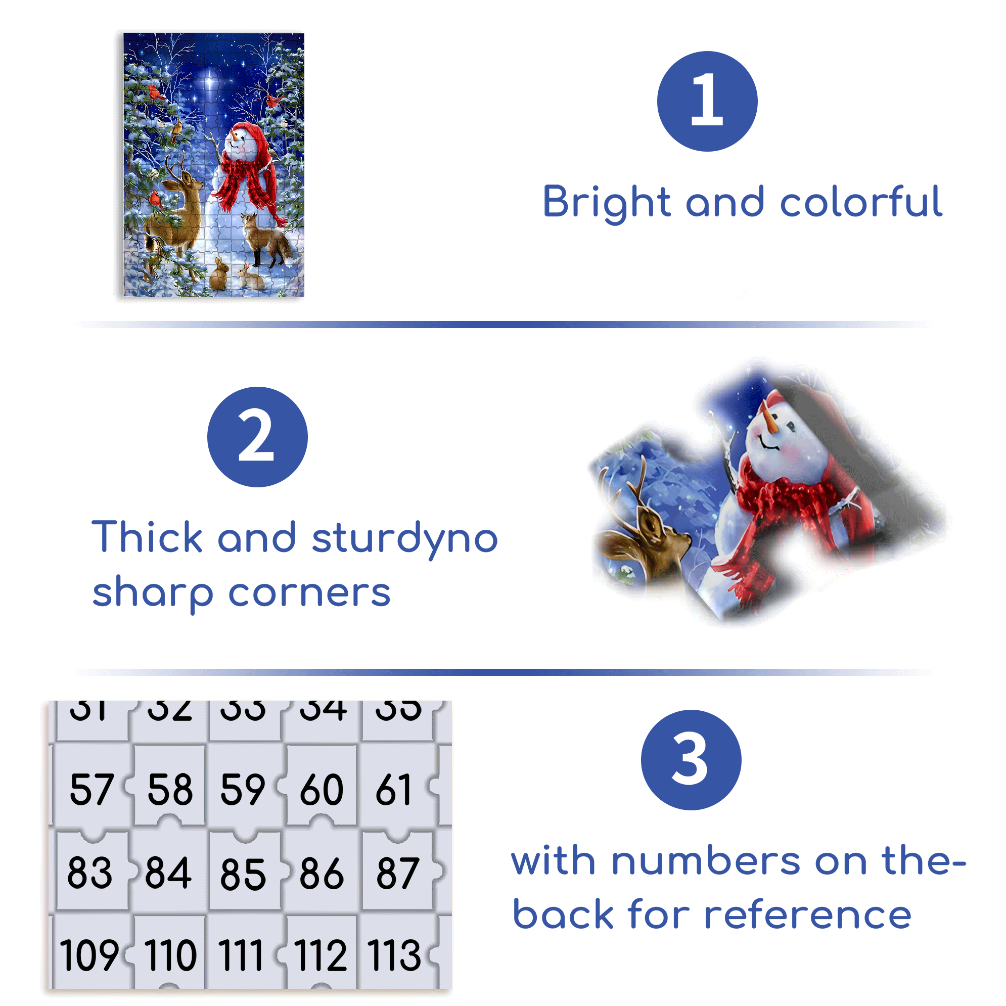 Polaris 500pcs/1000pcs Jigsaw Puzzle, Scratch-Resistant, Interactive Family Game & Brain-Boosting DIY Decor, Perfect for Halloween, Christmas & New Year Gifts, Family Puzzle Game