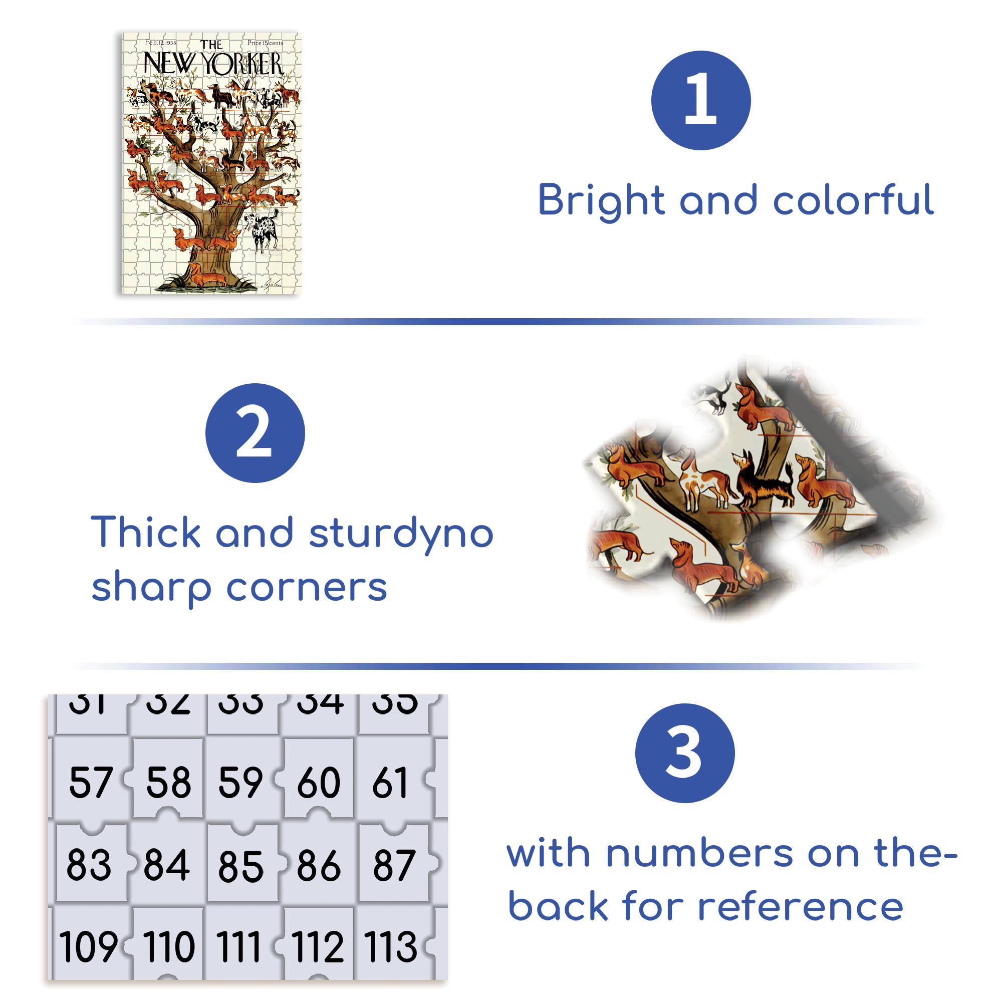 Purebred Mutts 500pcs/1000pcs Jigsaw Puzzle, Scratch-Resistant, Interactive Family Game & Brain-Boosting DIY Decor, Perfect for Halloween, Christmas & New Year Gifts, Family Puzzle Game