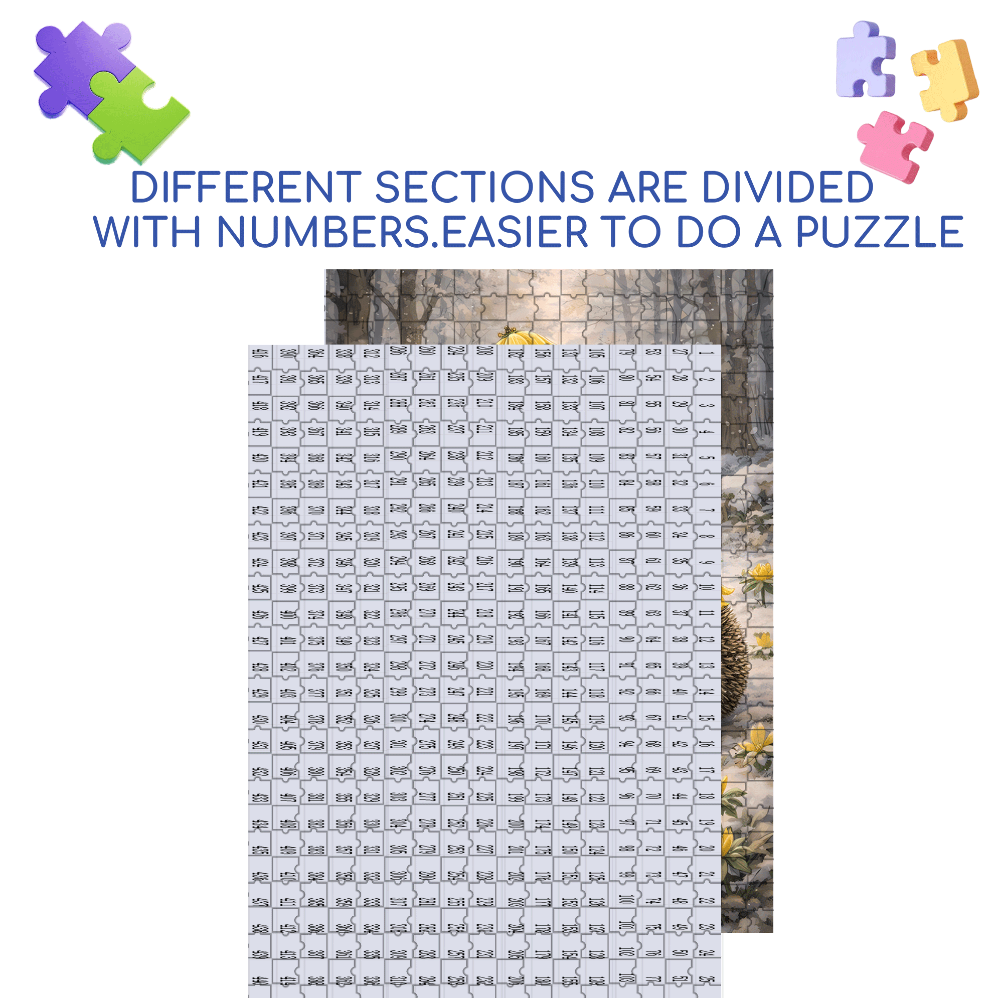 Realm Of The Faerie Garden 500pcs/1000pcs Jigsaw Puzzle, Scratch-Resistant, Interactive Family Game & Brain-Boosting DIY Decor, Perfect for Halloween, Christmas & New Year Gifts, Family Puzzle Game