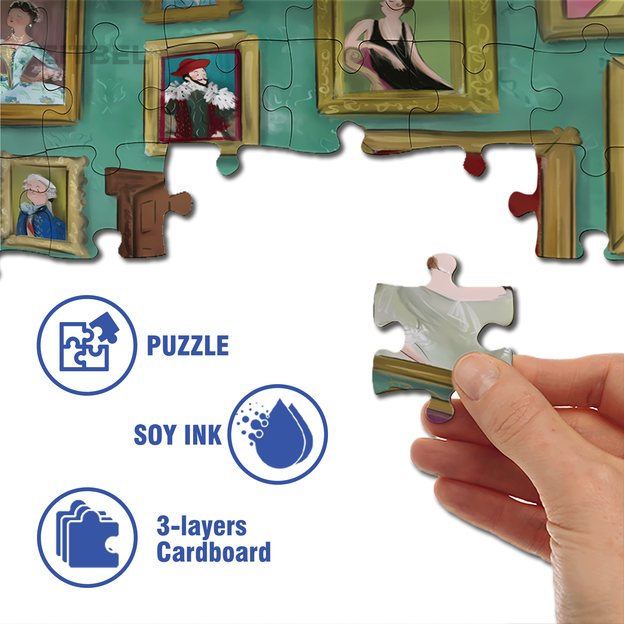Reluctant Heir 500pcs/1000pcs Jigsaw Puzzle, Scratch-Resistant, Interactive Family Game & Brain-Boosting DIY Decor, Perfect for Halloween, Christmas & New Year Gifts, Family Puzzle Game